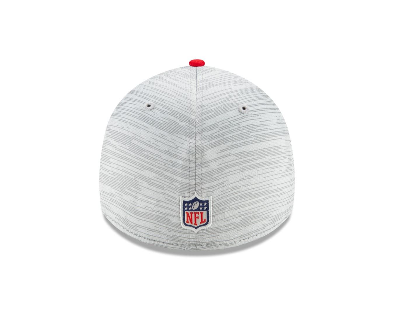 Kansas City Chiefs NFL Training 2021 Grey 39Thirty Stretch Cap New Era