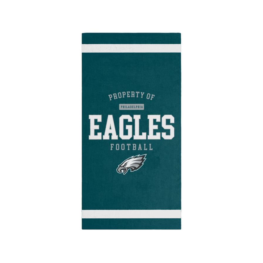 Philadelphia Eagles NFL 2024 Beach Towel Bath towel Hand towel Green Foco