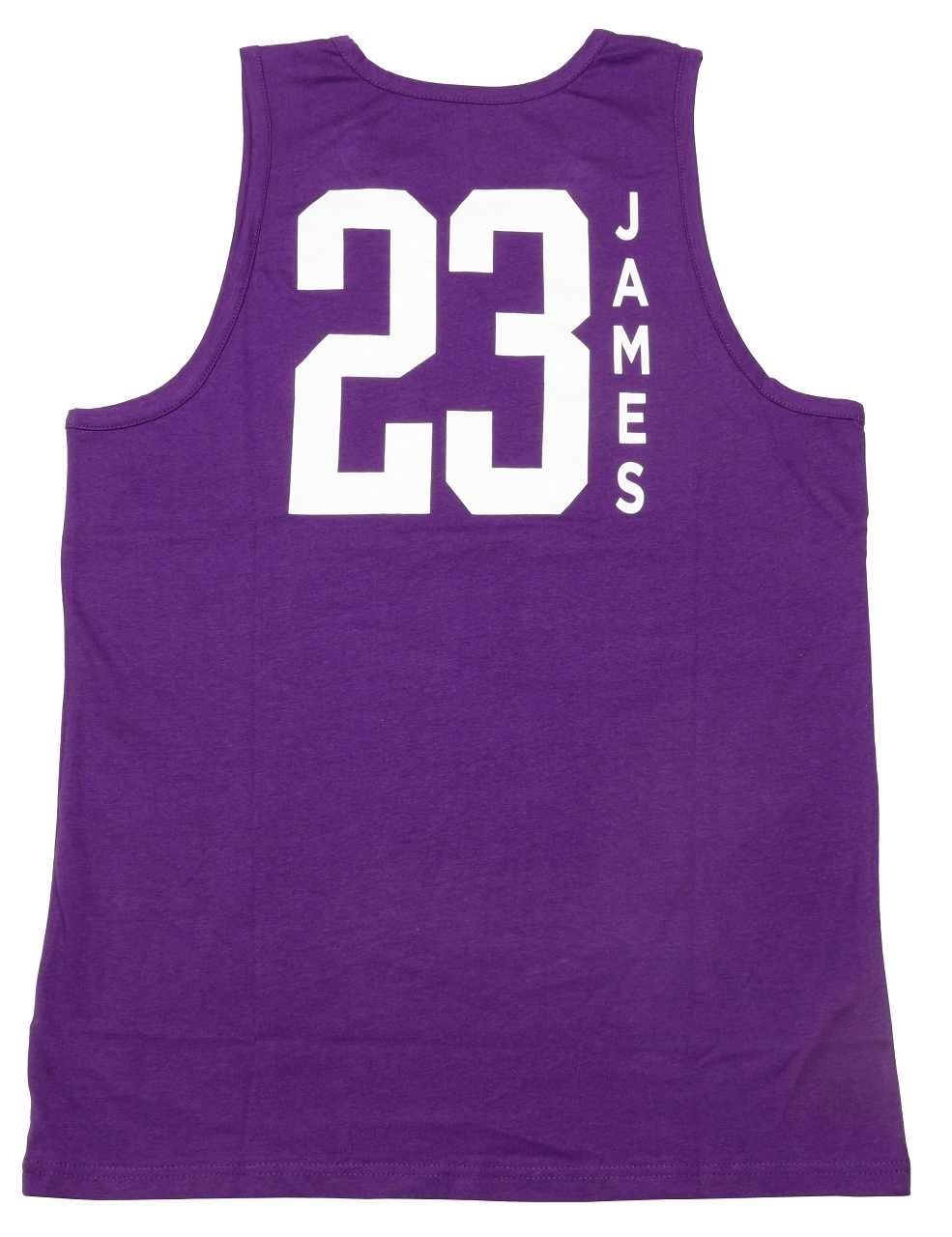 Lebron James Los Angeles Lakers Outerstuff  Shirt All Net Basic Tank 