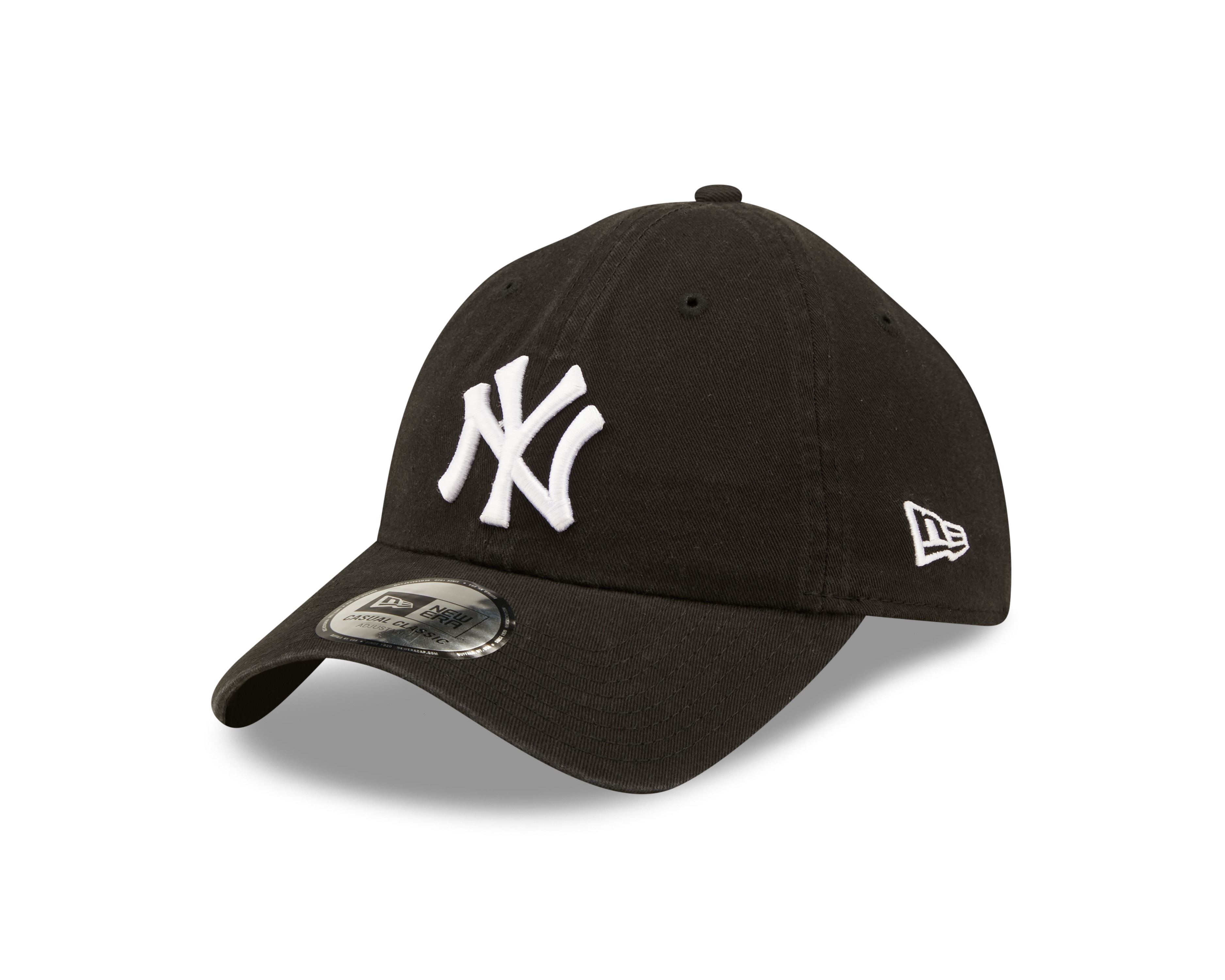 New York Yankees MLB Washed Black Adjustable 9Twenty Casual Classic Cap New Era