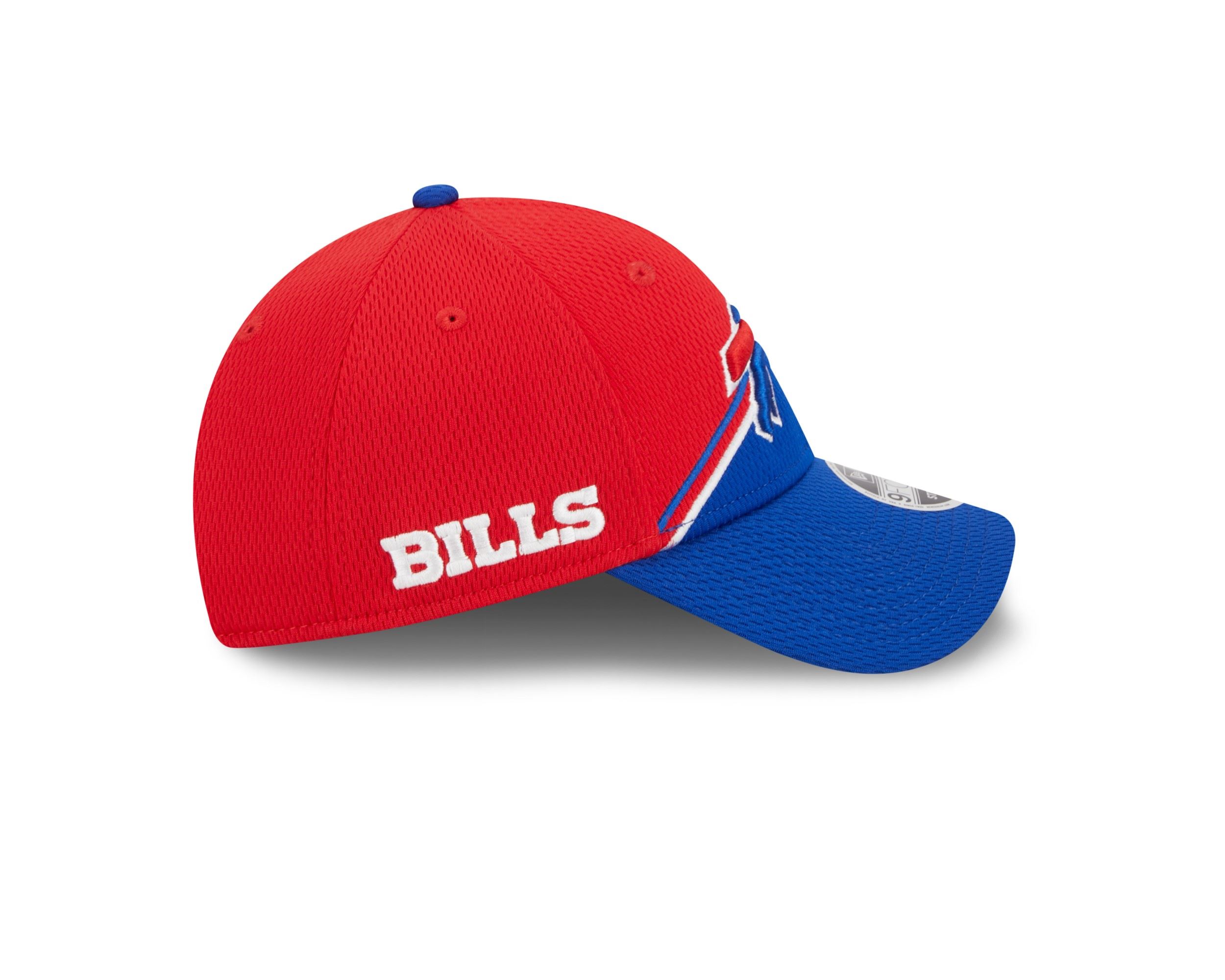 Buffalo Bills NFL 2023 Sideline Red Blue 9Forty Stretch Snapback Cap New Era