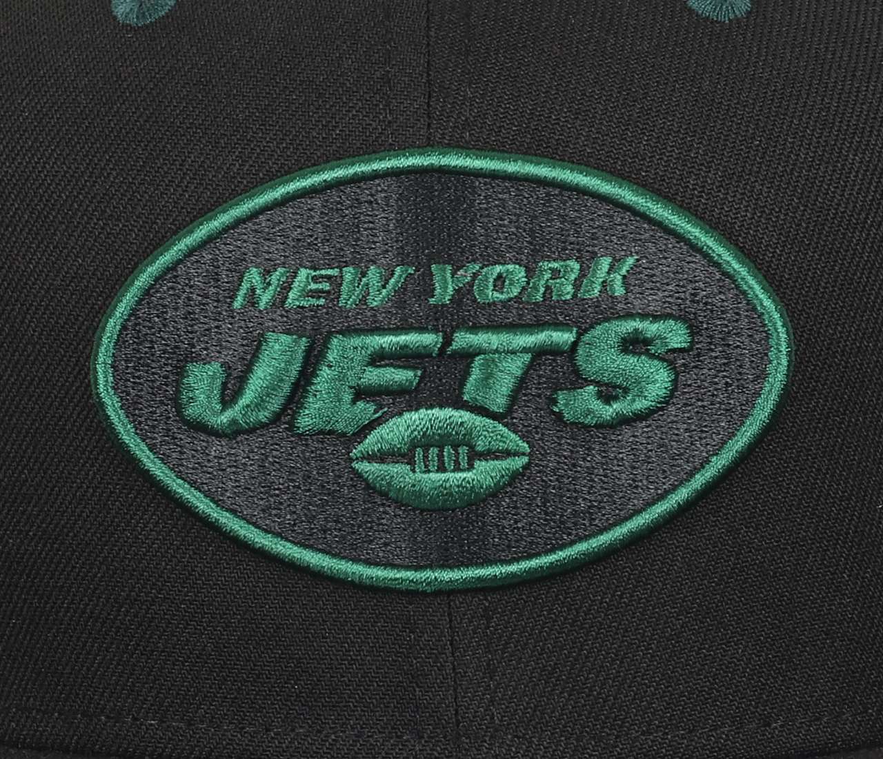 New York Jets NFL Team Colour 50 Seasons Sidepatch Black 9Fifty Snapback Cap New Era