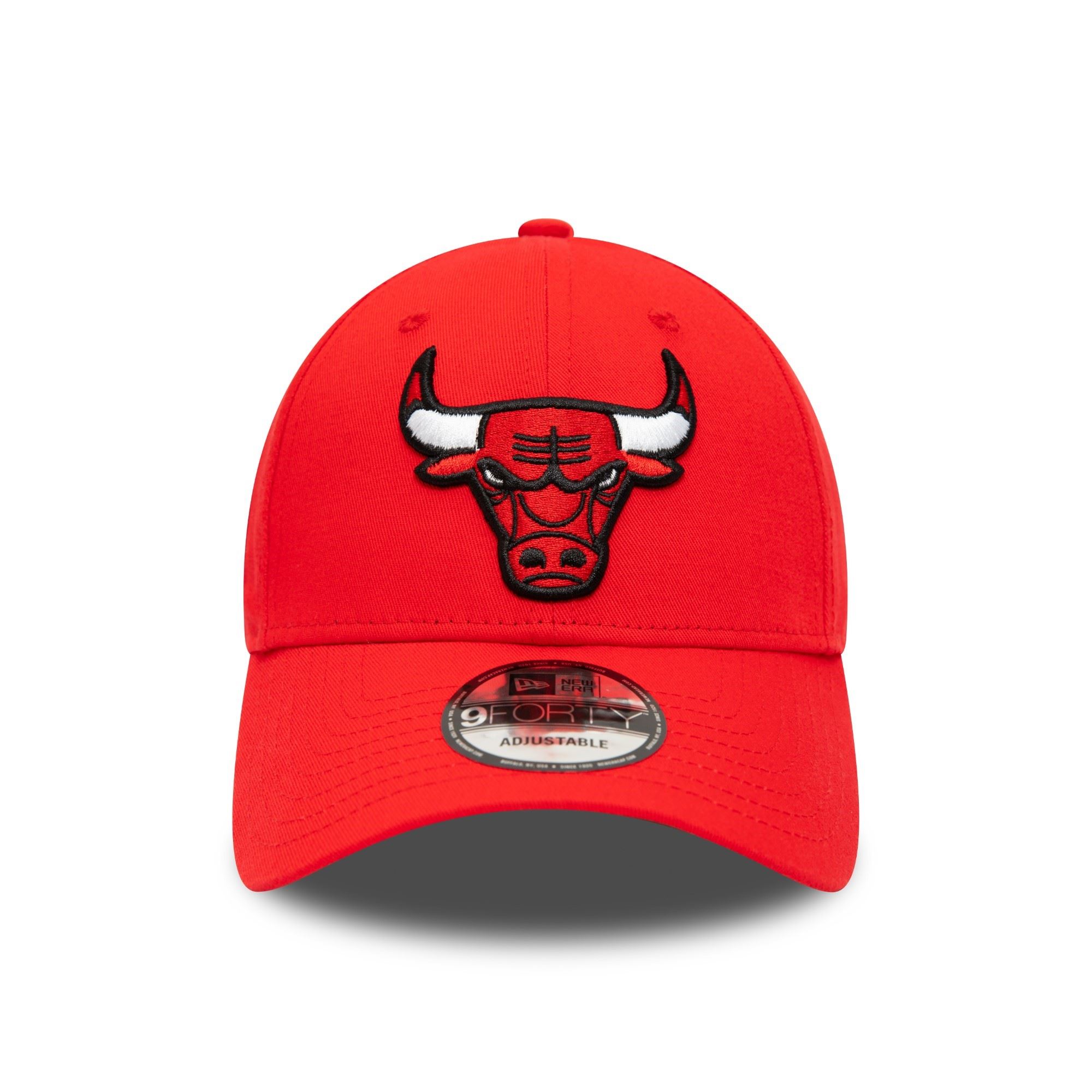 Chicago Bulls NBA Team Side Patch Red 9Forty Adjustable Cap New Era