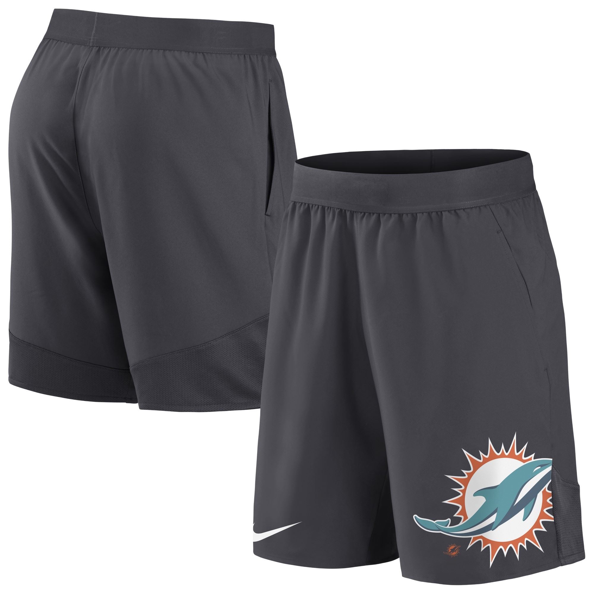 Miami Dolphins NFL Stretch Woven Short Anthracite Hose Nike
