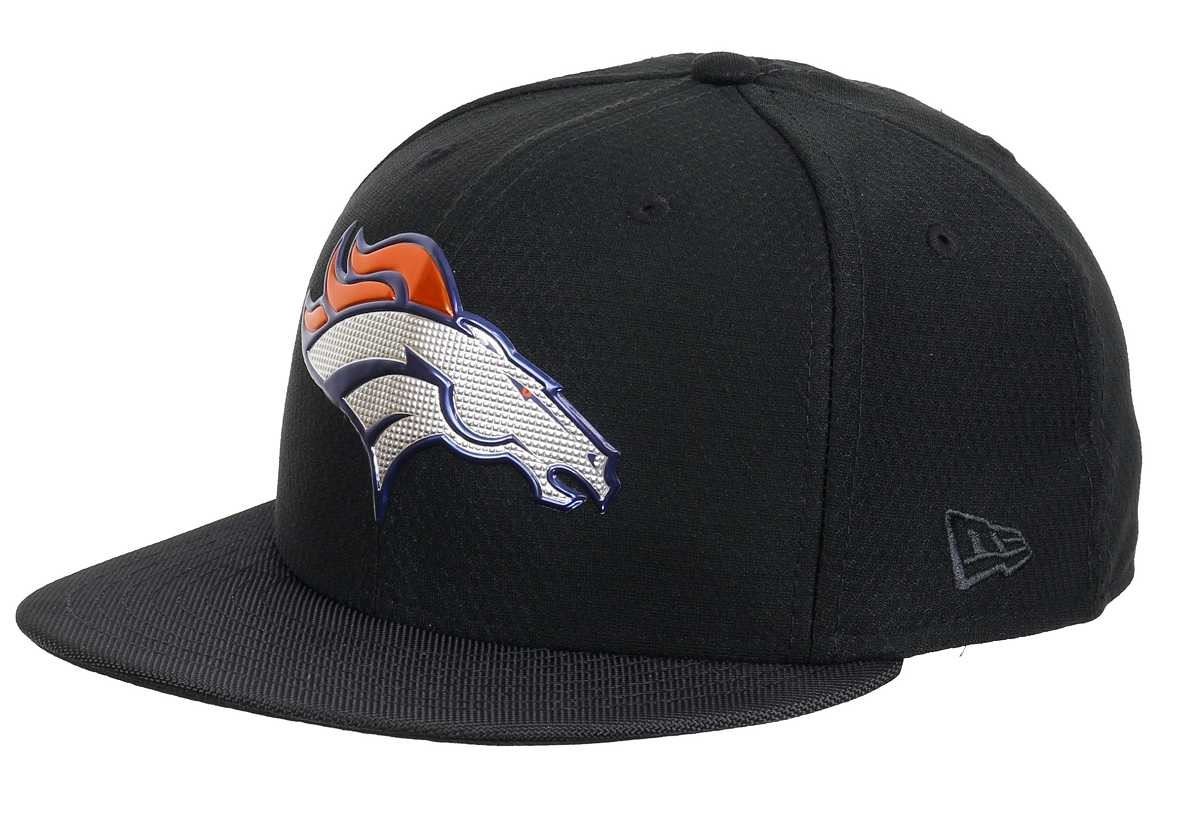 Denver Broncos NFL 2017 Black Collection 59Fifty Cap New Era