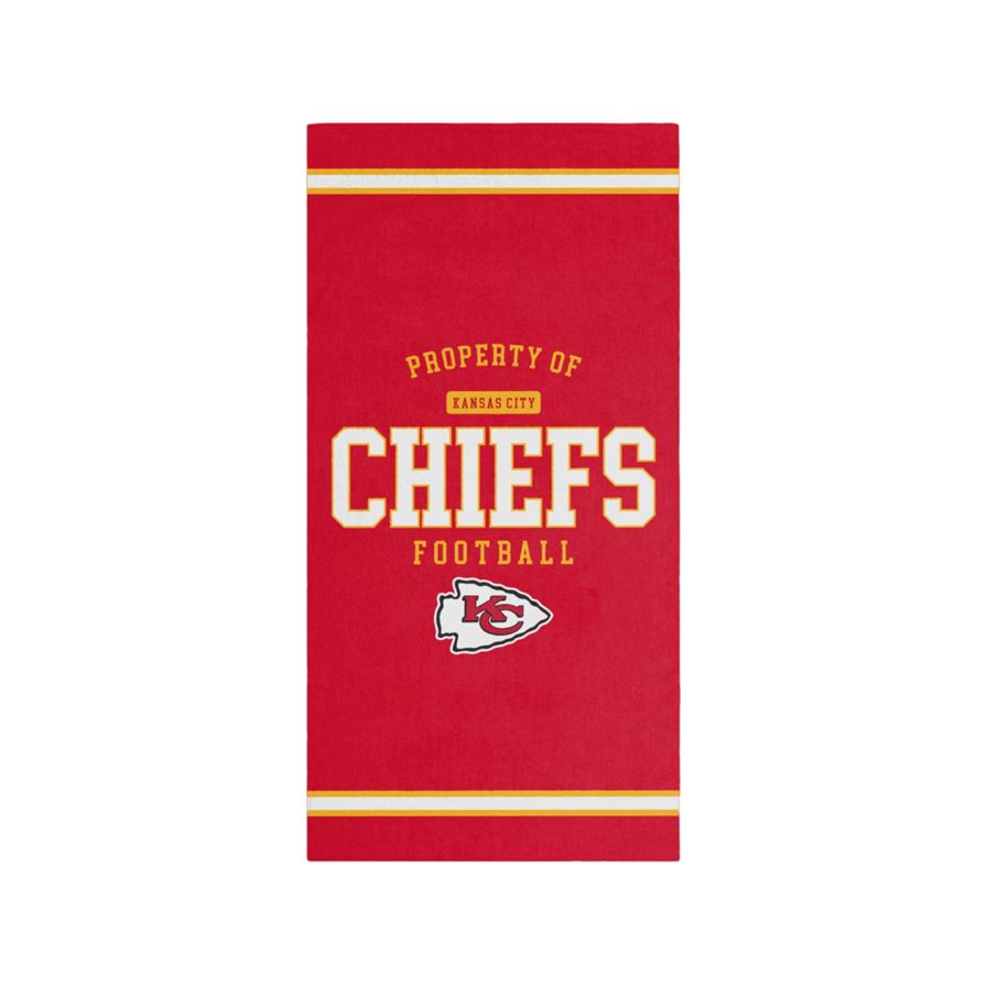 Kansas City Chiefs NFL 2024 Strandtuch Badetuch Handtuch Rot Foco