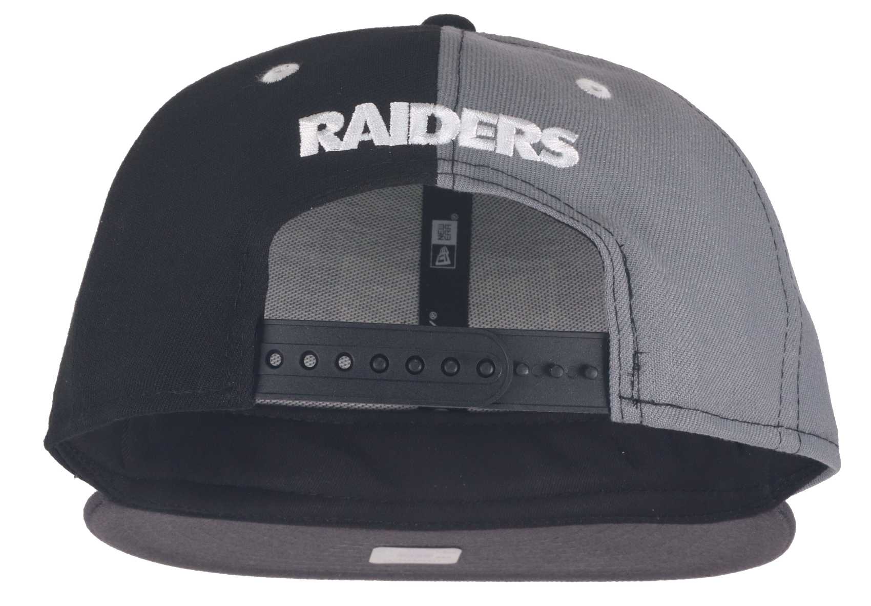 Las Vegas Raiders Grey White Black 9Fifty Snapback Cap New Era