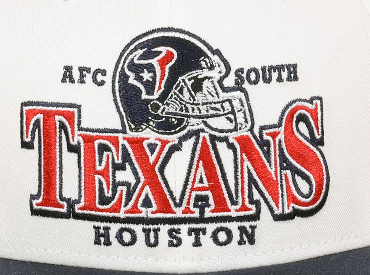 Houston Texans NFL White Original Teamcolour Helmet Blue 9Fifty Snapback Cap New Era
