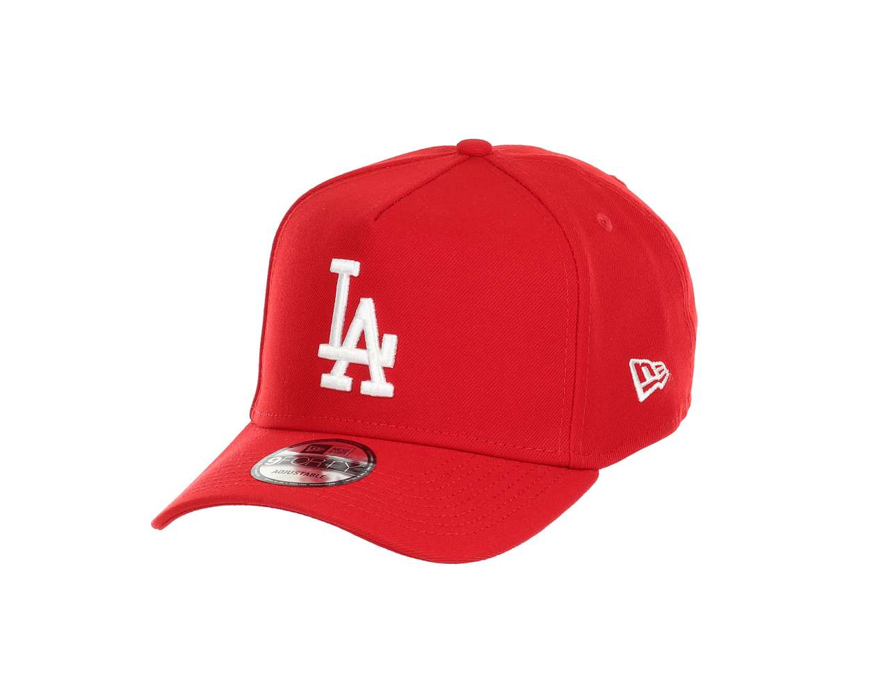 Los Angeles Dodgers MLB Essential Scarlet White 9Forty A-Frame Snapback Cap New Era