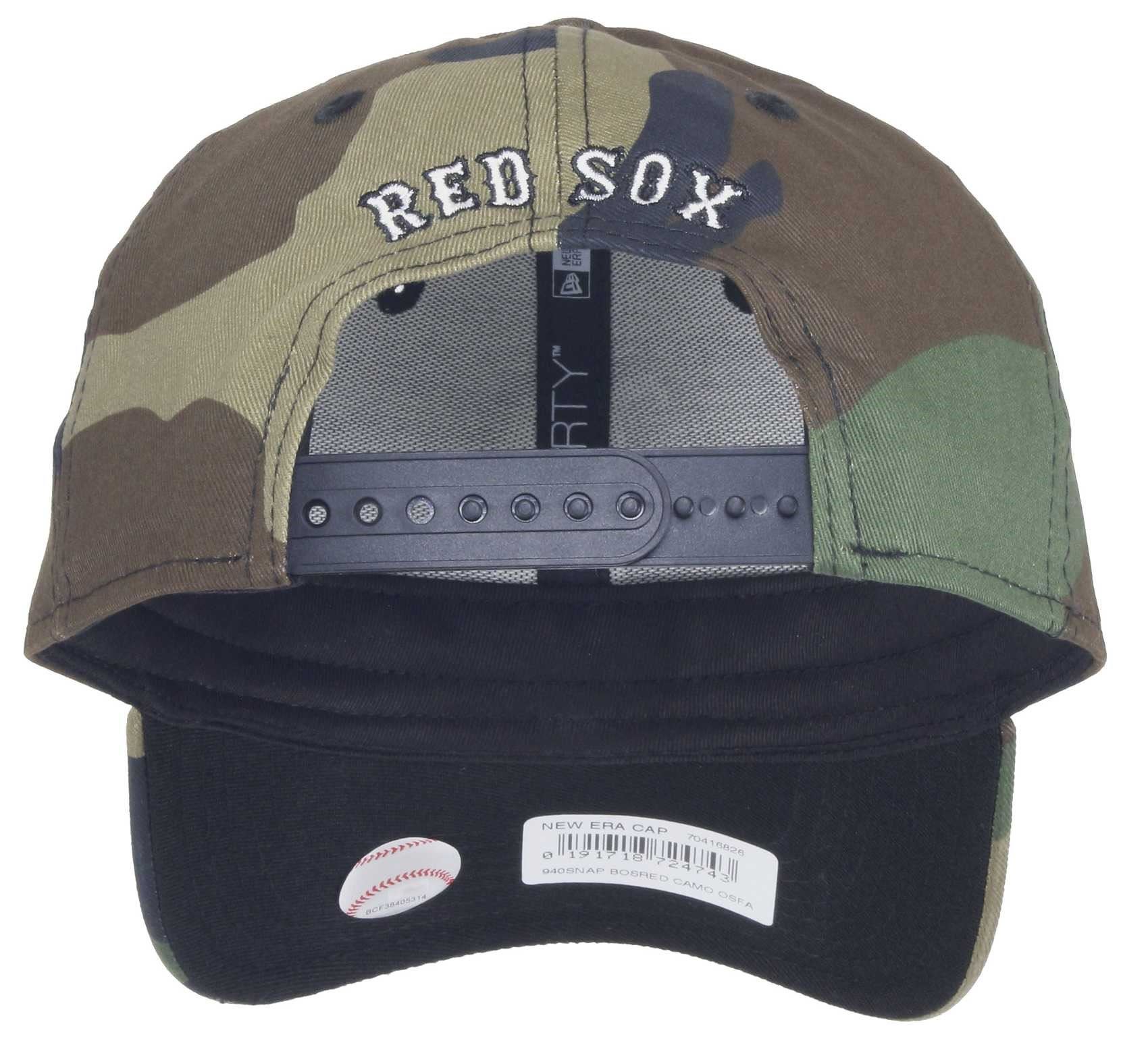 Boston Red Sox MLB Essential Camo 9Forty Adjustable Snapback Cap New Era 