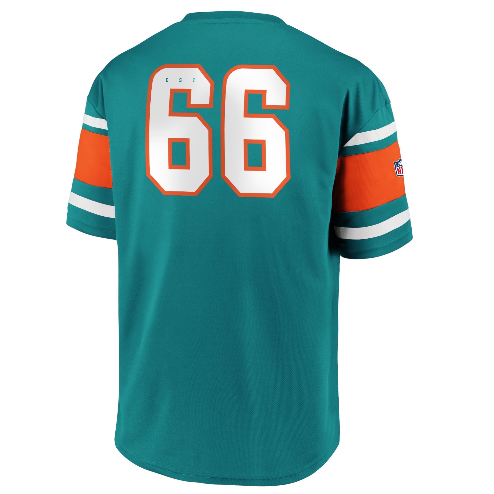 Miami Dolphins NFL Team Value Franchise Poly Mesh Supporters Jersey Fanatics