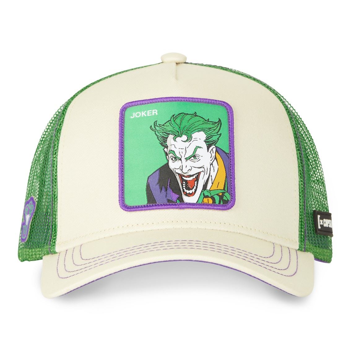 Joker DC Batman Beige Green Trucker Cap Capslab