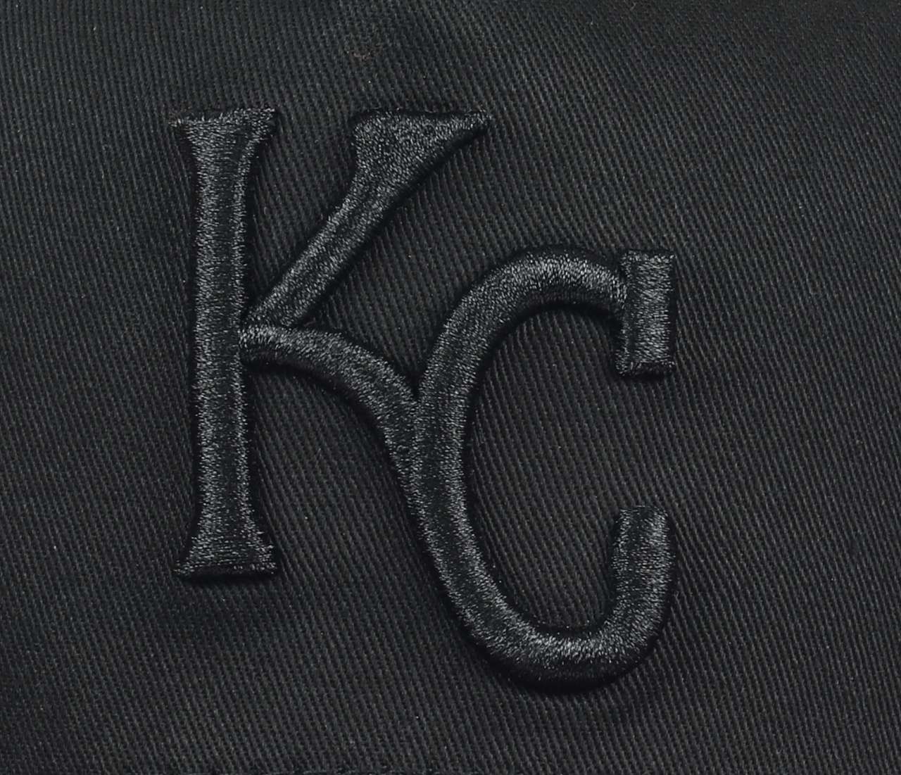Kansas City Royals MLB Black on Black 9Forty A-Frame Snapback Cap New Era