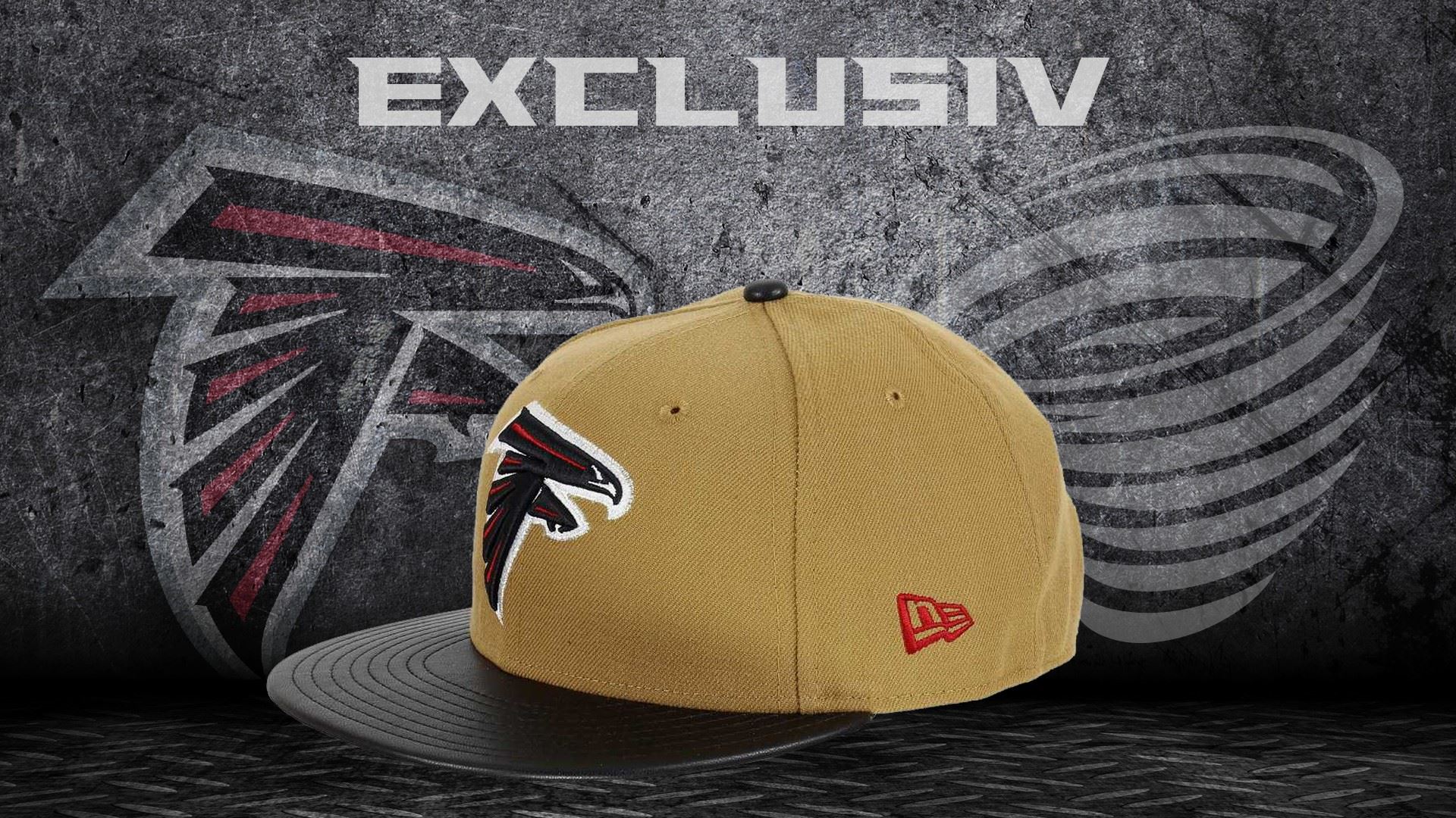 Atlanta Falcons Wheat Leather Combi 9Fifty Cap New Era
