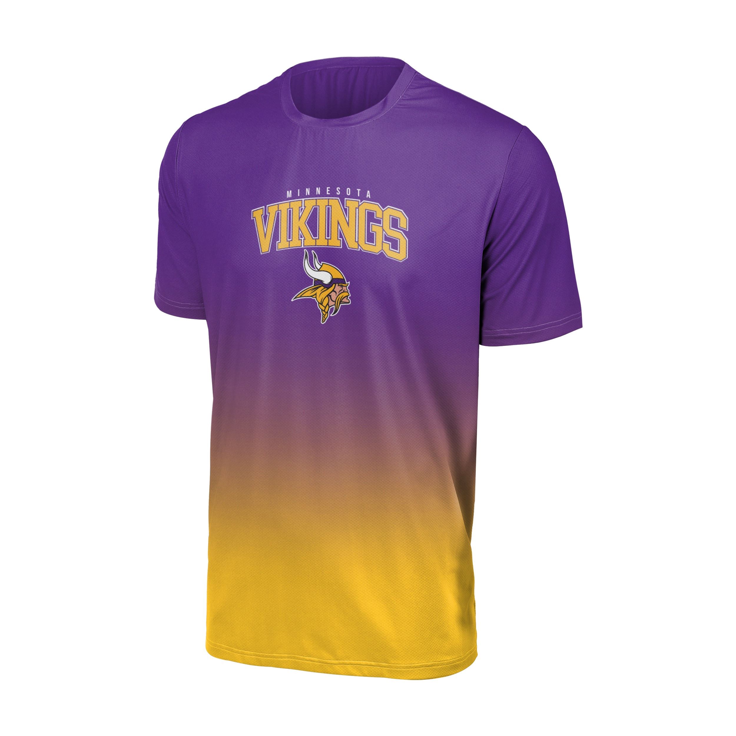 Minnesota Vikings NFL Gradient Mesh Jersey Short Sleeve Herren T-Shirt Foco