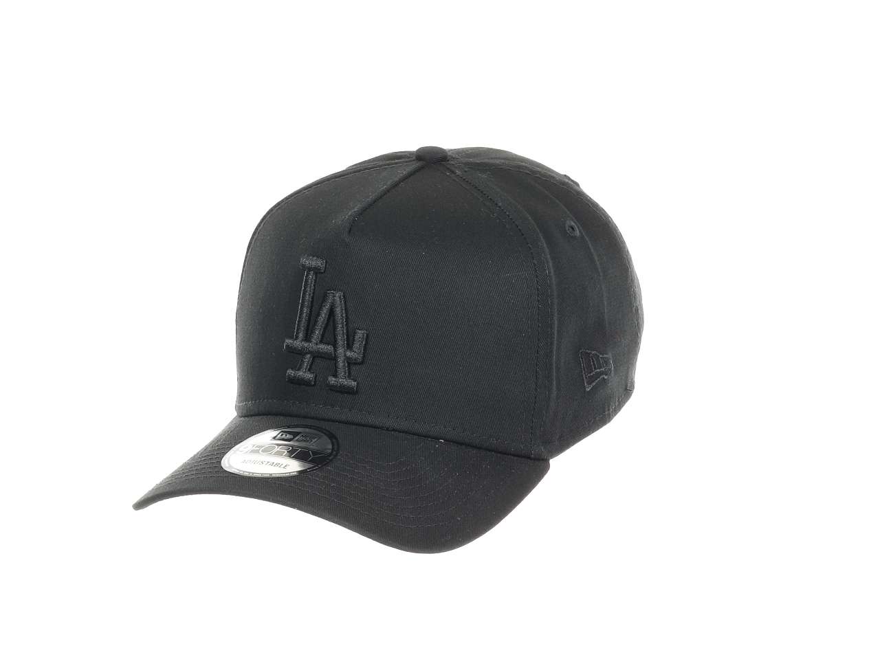 Los Angeles Dodgers MLB Black on Black 9Forty A-Frame Snapback Cap New Era
