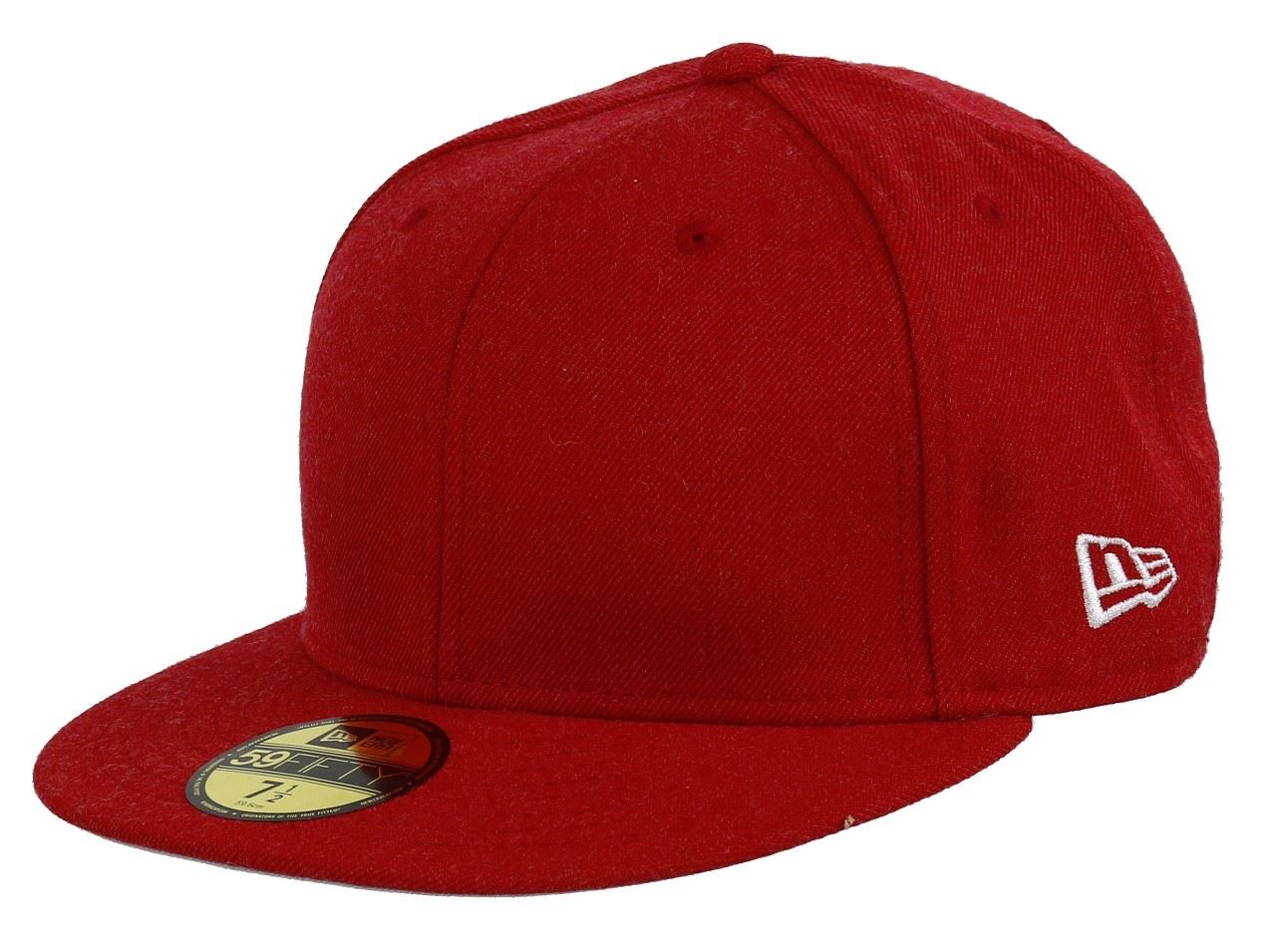 Blank Heather Red 59Fifty Basecap New Era