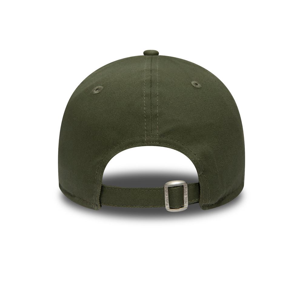 New York Yankees MLB League Essential Olive Green 9Forty Adjustable Cap for Kids New Era