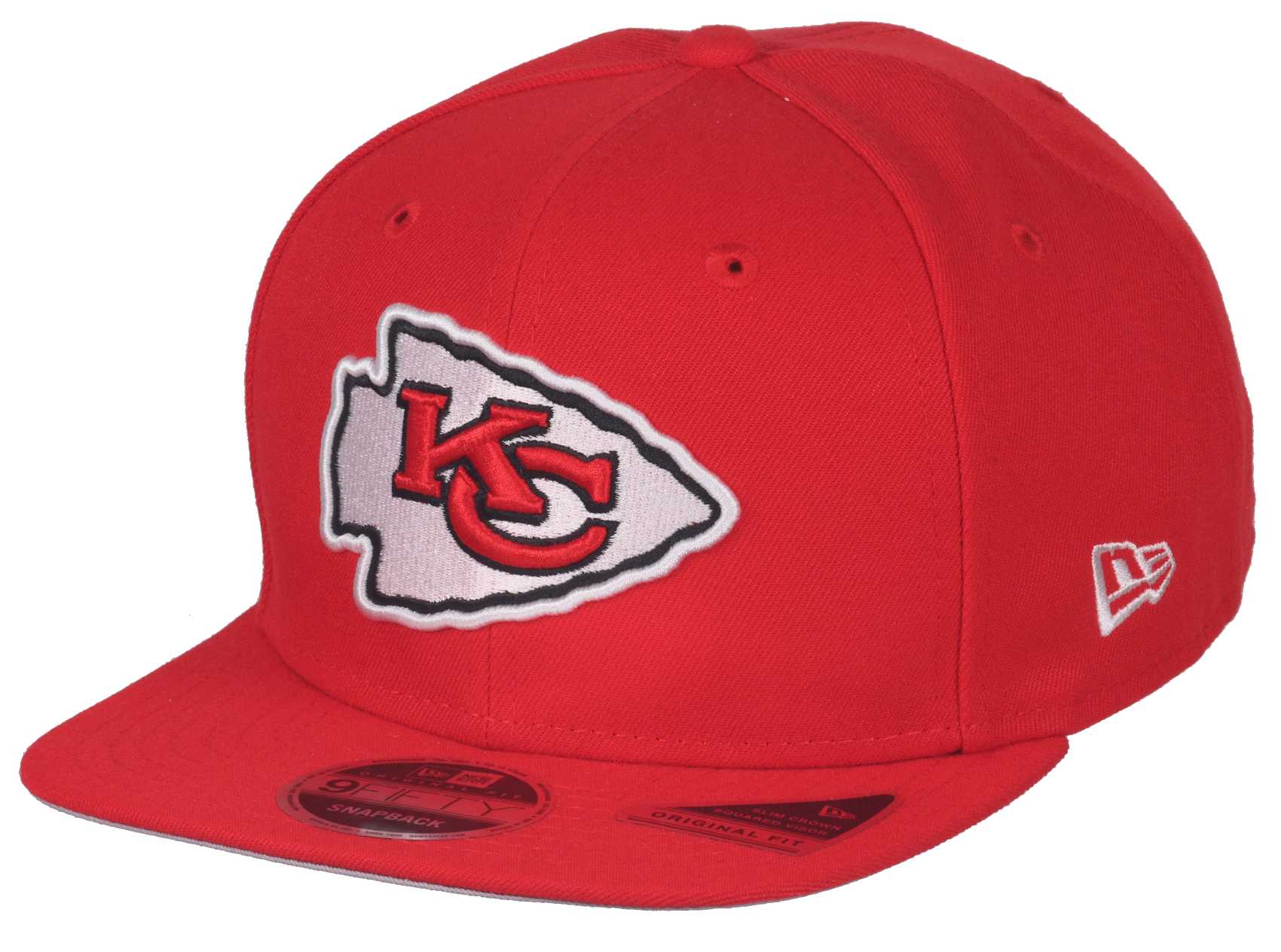 Kansas City Chiefs Red 9Fifty OF Snapback Cap New Era