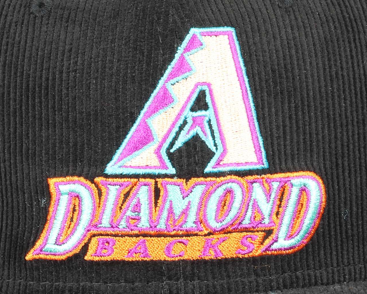 Arizona Diamonbacks  MLB Cooperstown Inaugural Season 1998 Sidepatch Black Cord 59Fifty Basecap New Era