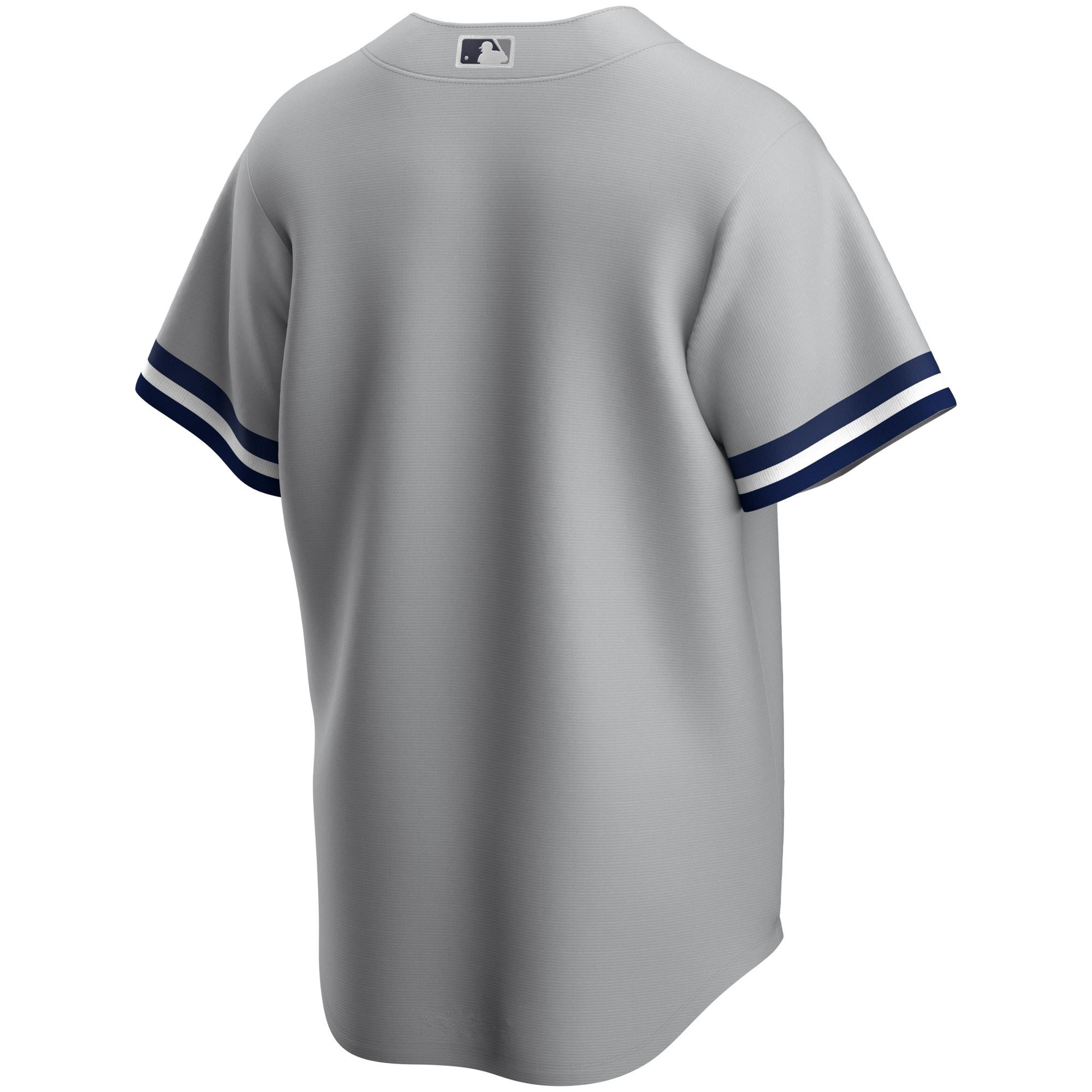 New York Yankees Official MLB Replica Road Jersey Grey Nike