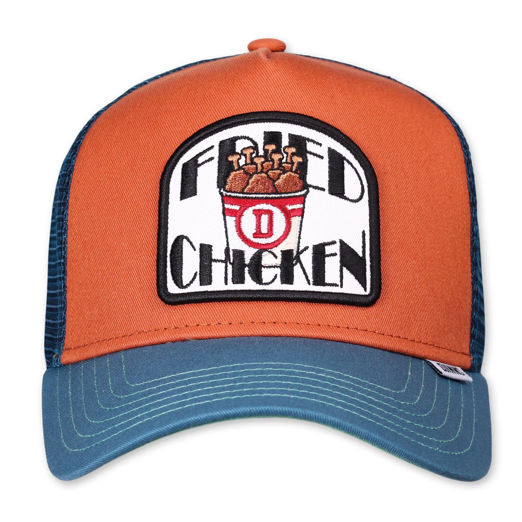 Food Fried Chicken Burned Orange HFT Trucker Cap Djinns