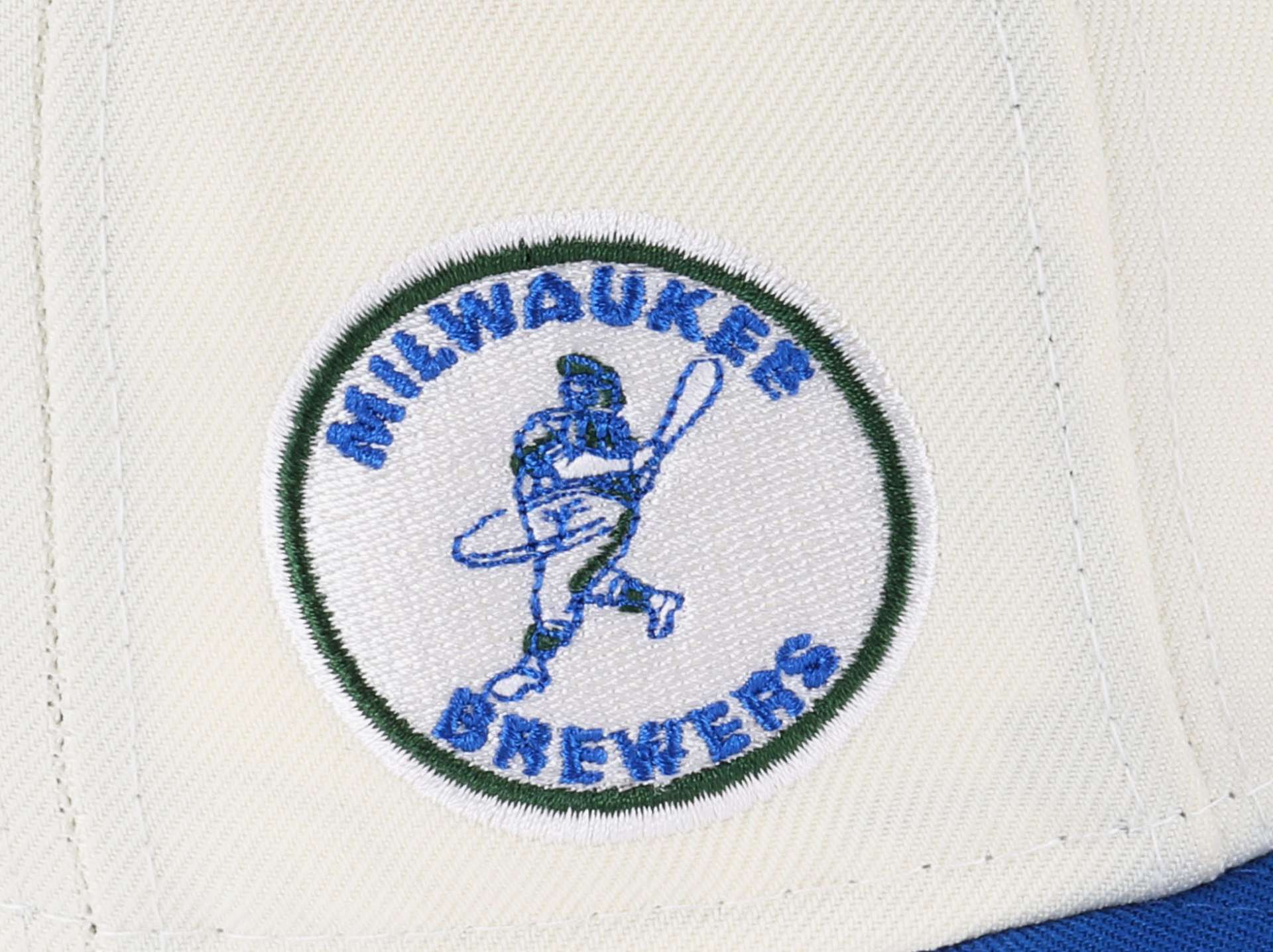 Milwaukee Brewers MLB Sidepatch History Prime Logo Two-Tone Chrome 59Fifty Basecap New Era