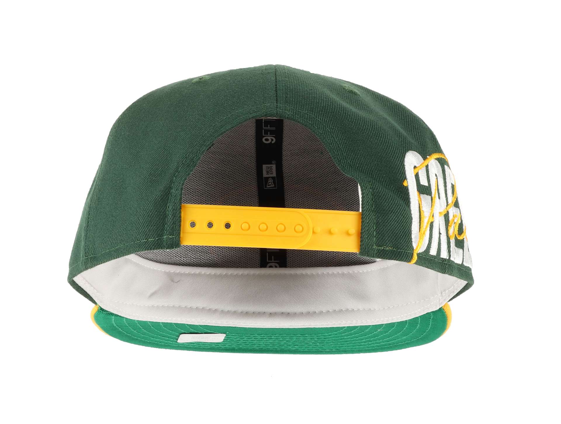 Green Bay Packers Sidefont Green / Yellow 9Fifty Snapback Cap New Era