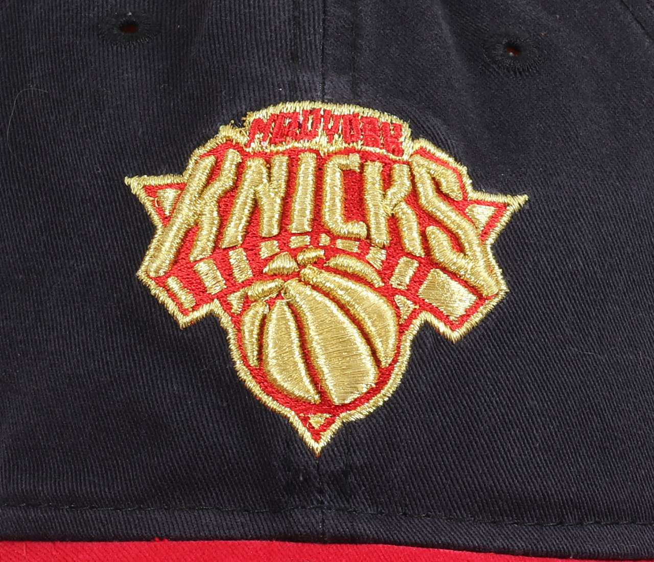 New York Knicks NBA Team Navy Red 9Twenty Unstructured Strapback Cap New Era