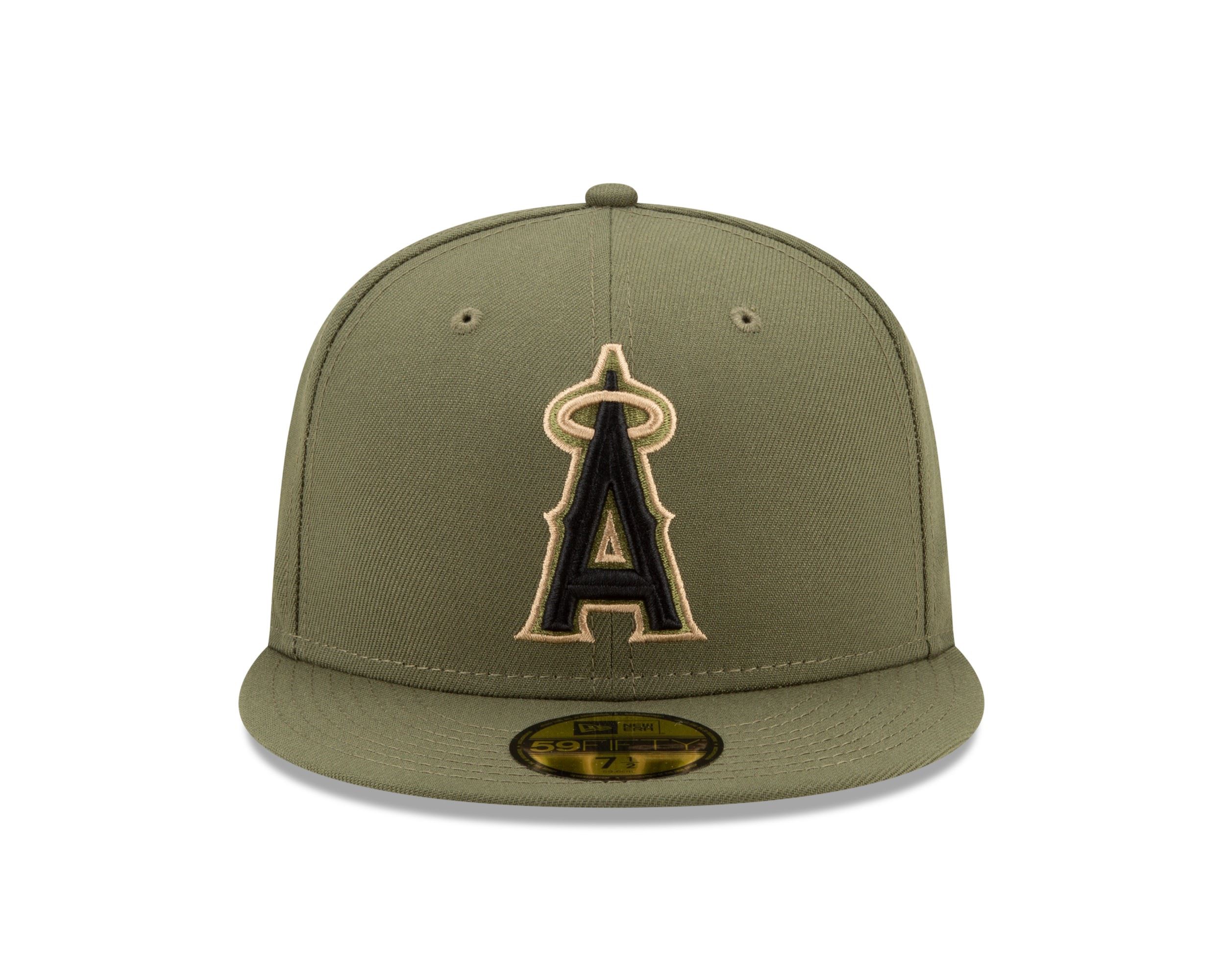 Anaheim Angels 50th Anniversary MLB Olive 59Fifty Basecap New Era
