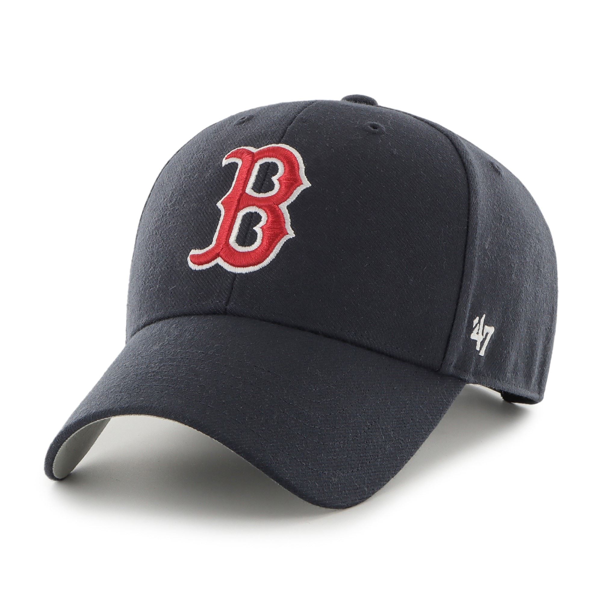 Boston Red Sox Navy MLB Sure Shot Most Value P. Snapback Cap '47