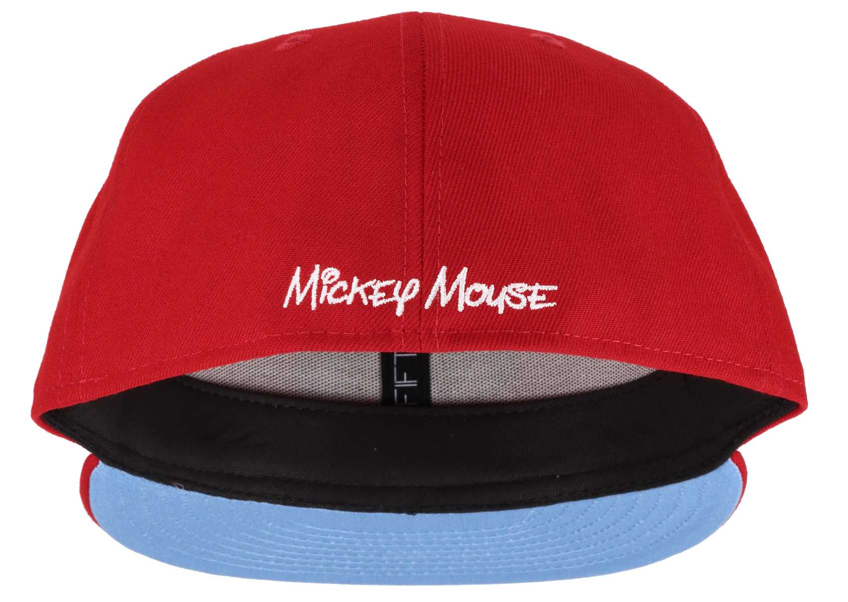 Mickey Mouse Scarlet Face Red 59Fifty Fitted Basecap New Era