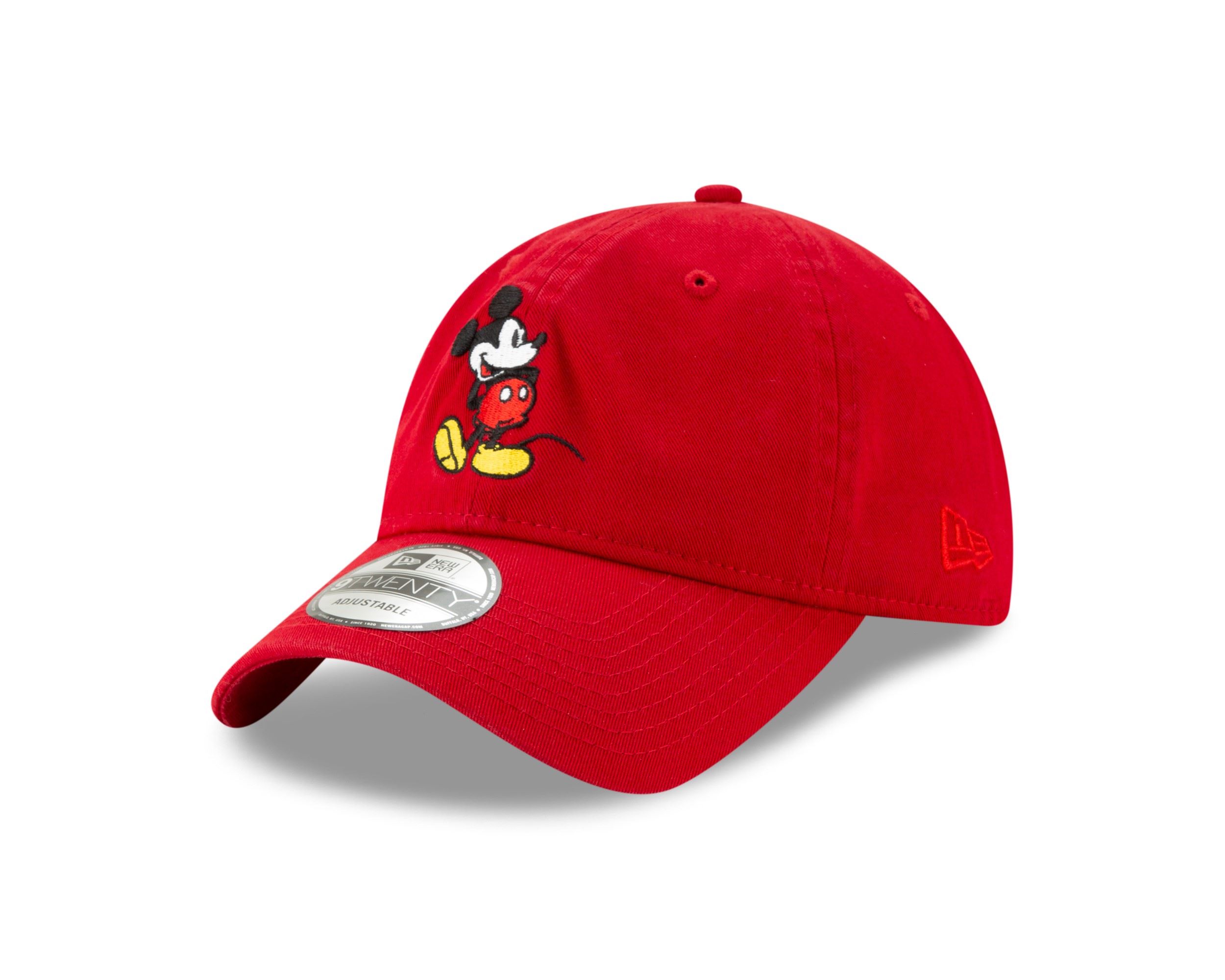 Mickey Mouse Characater Red 9Twenty Unstructured Strapback Cap New Era