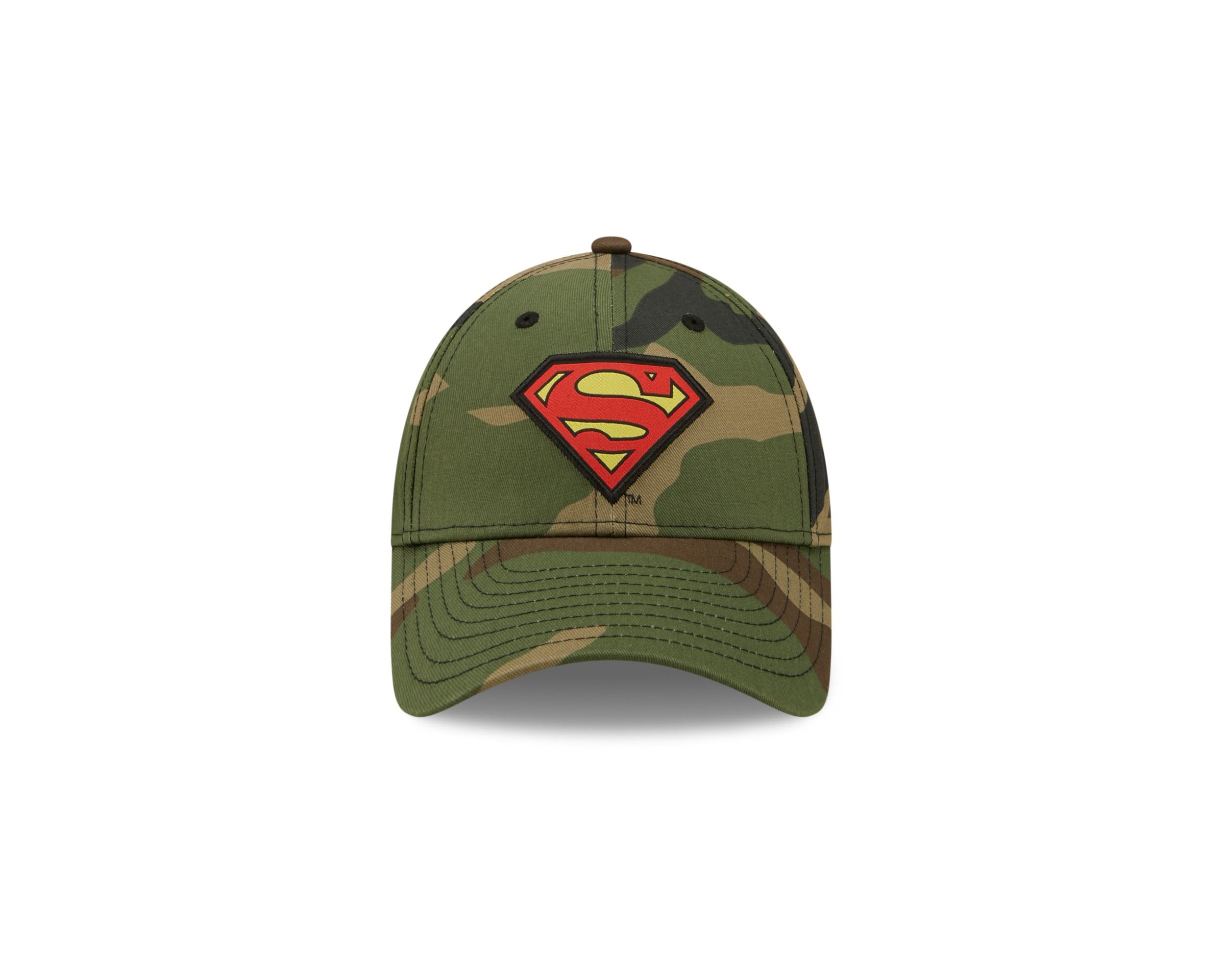Superman DC Character Logo Woodland Camouflage 9Forty Adjustable Kids Cap New Era