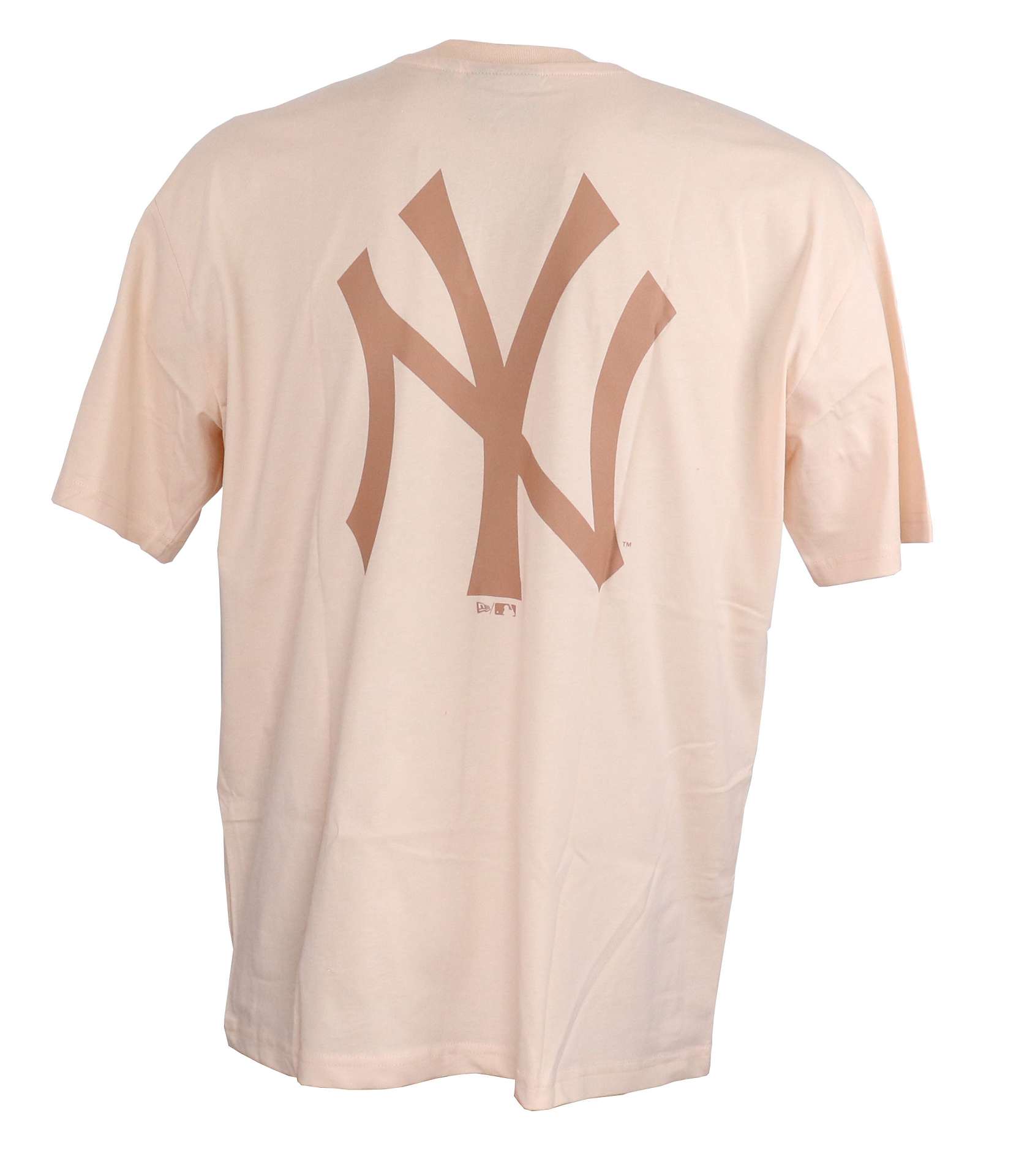 New York Yankees Putty Pink MLB Oversized Seasonal Infill Double Logo T-Shirt New Era
