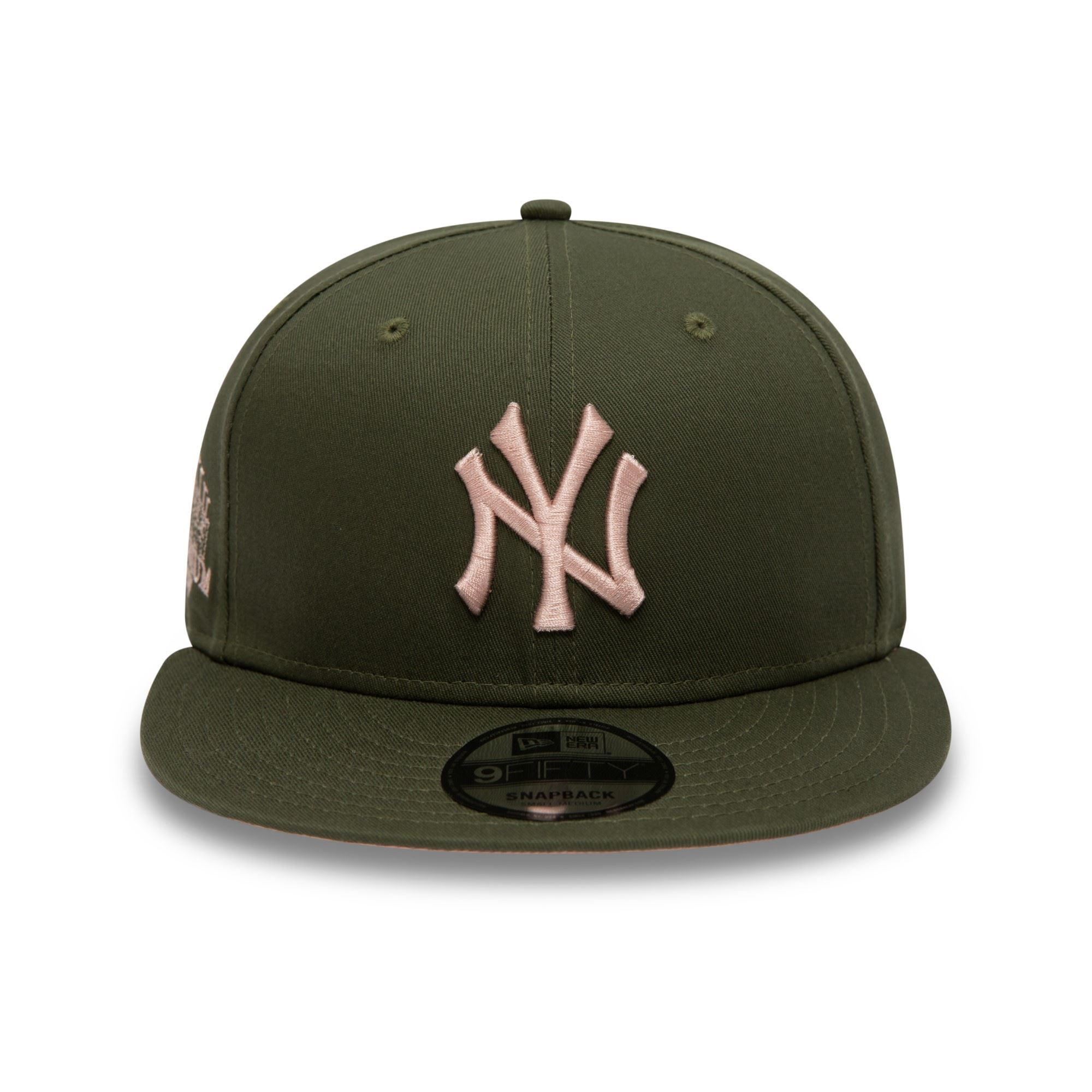 New York Yankees MLB Side Patch Olive 9Fifty Snaback Cap New Era