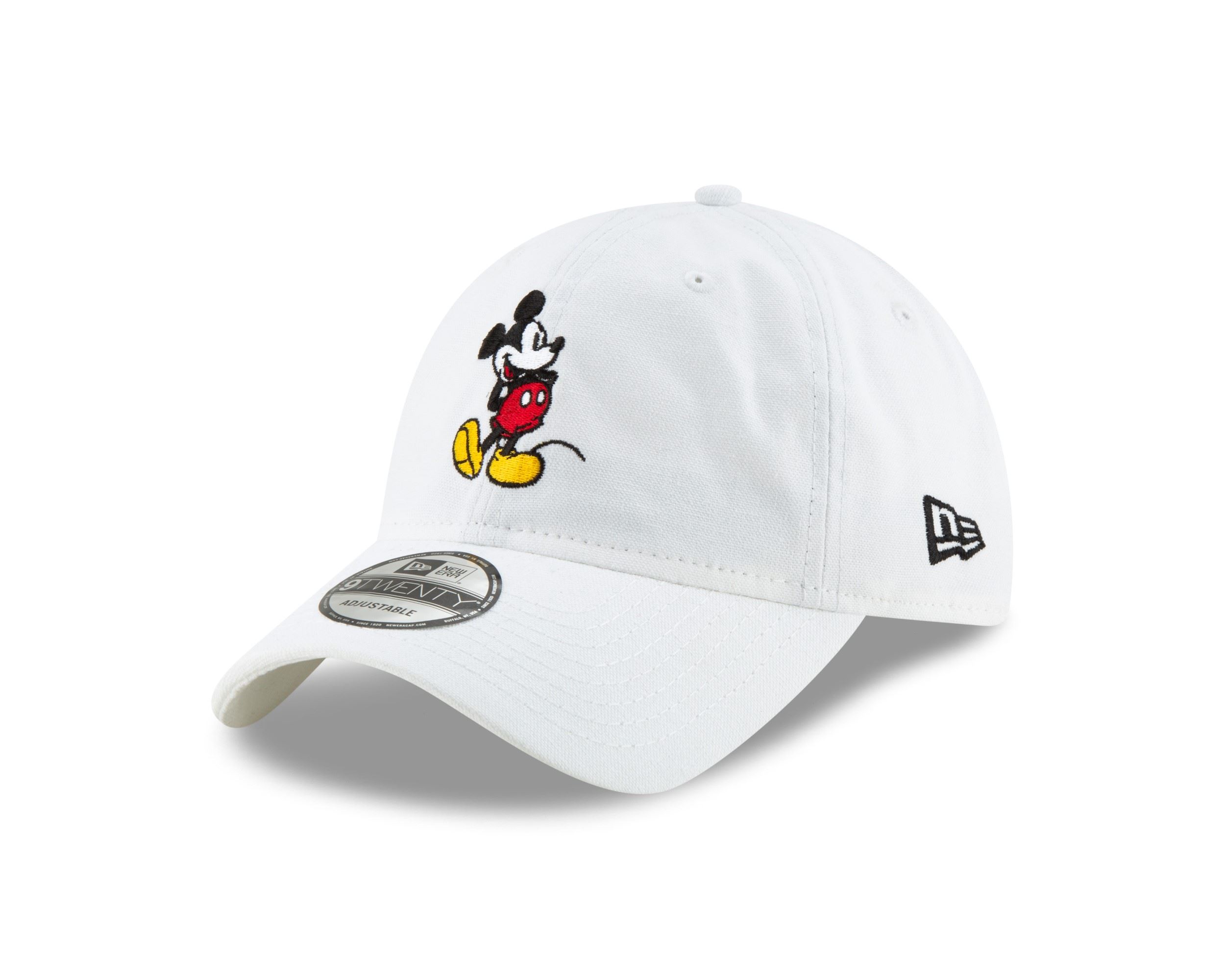 Mickey Mouse Characater White 9Twenty Unstructured Strapback Cap New Era