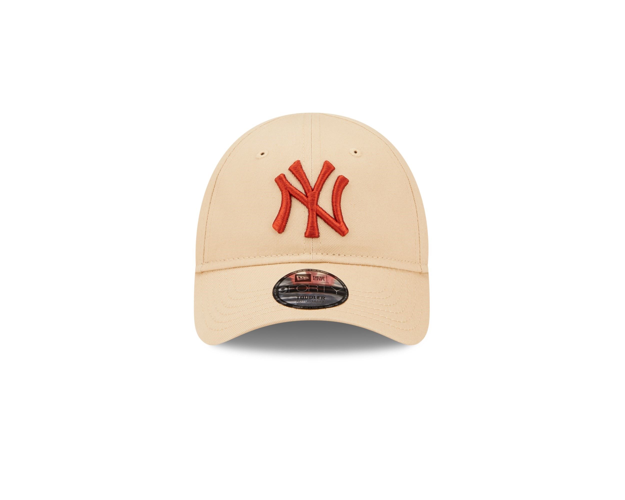 New York Yankees MLB League Essential Beige Brown 9Forty Toddler Cap New Era