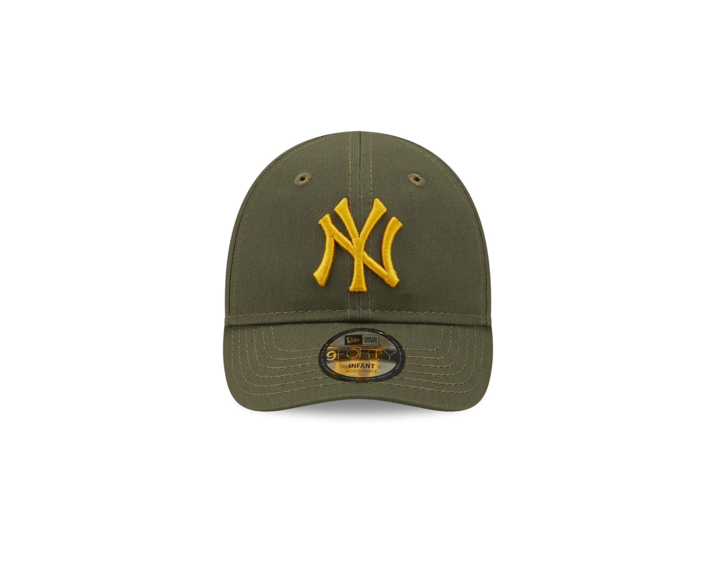 New York Yankees MLB League Essential Olive Yellow 9Forty Infant Cap New Era