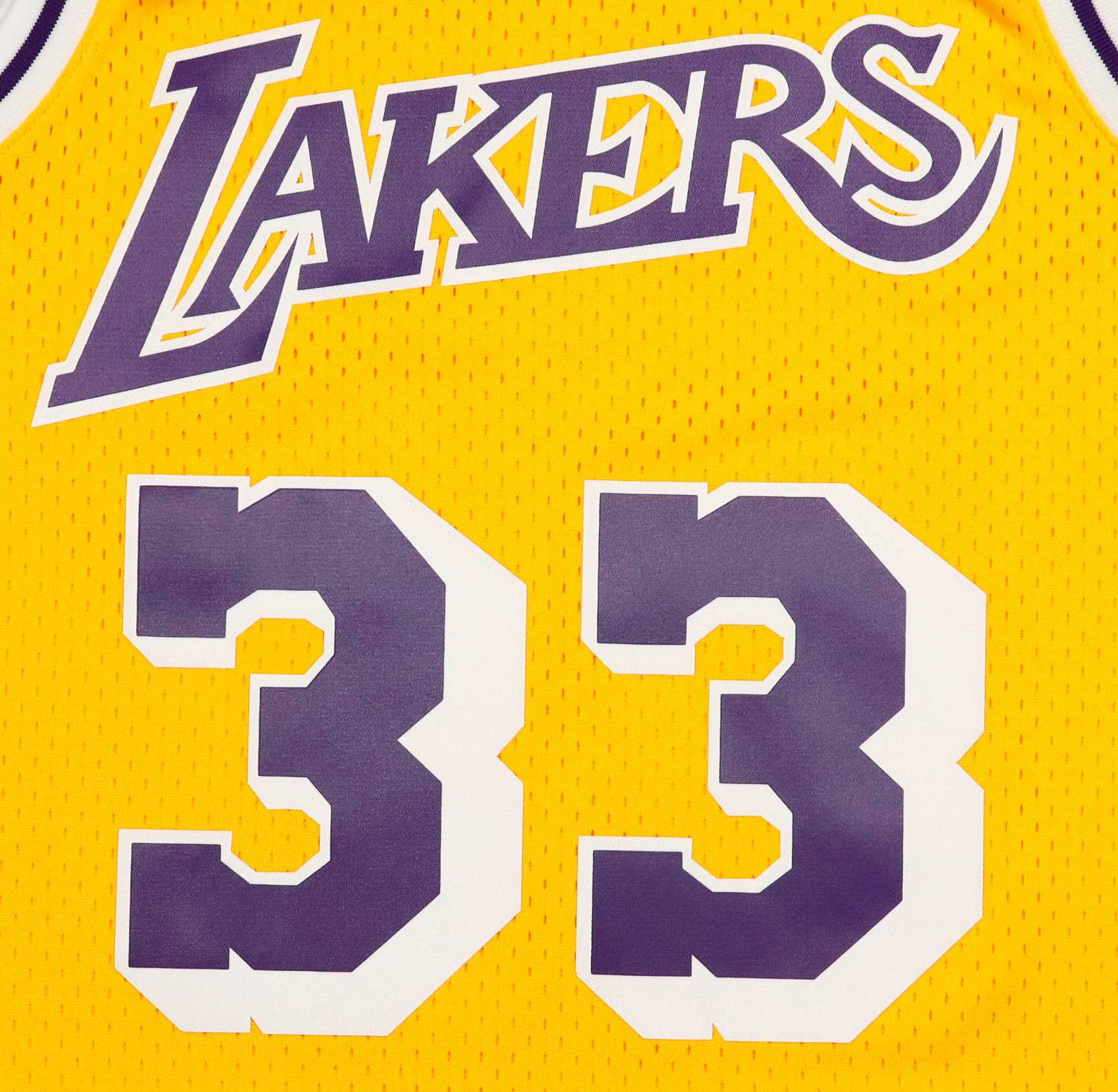 Kareem Abdul-Jabbar #33 Los Angeles Lakers NBA Swingman Mitchell & Ness