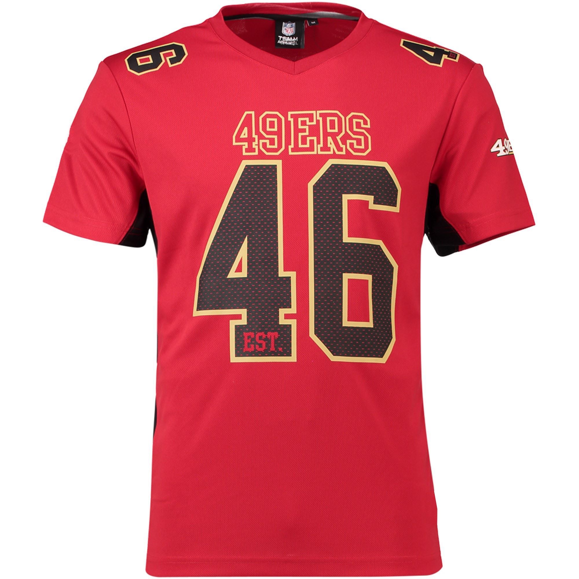 San Francisco 49ers Red NFL Poly Mesh Supporters Jersey Fanatics