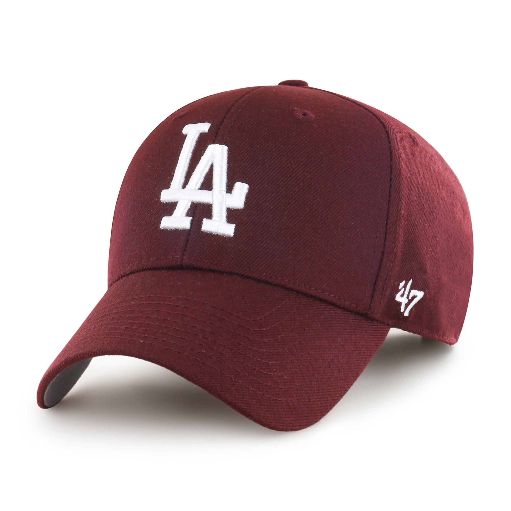 Los Angeles Dodgers Dark Maroon MLB Most Value P. Cap '47