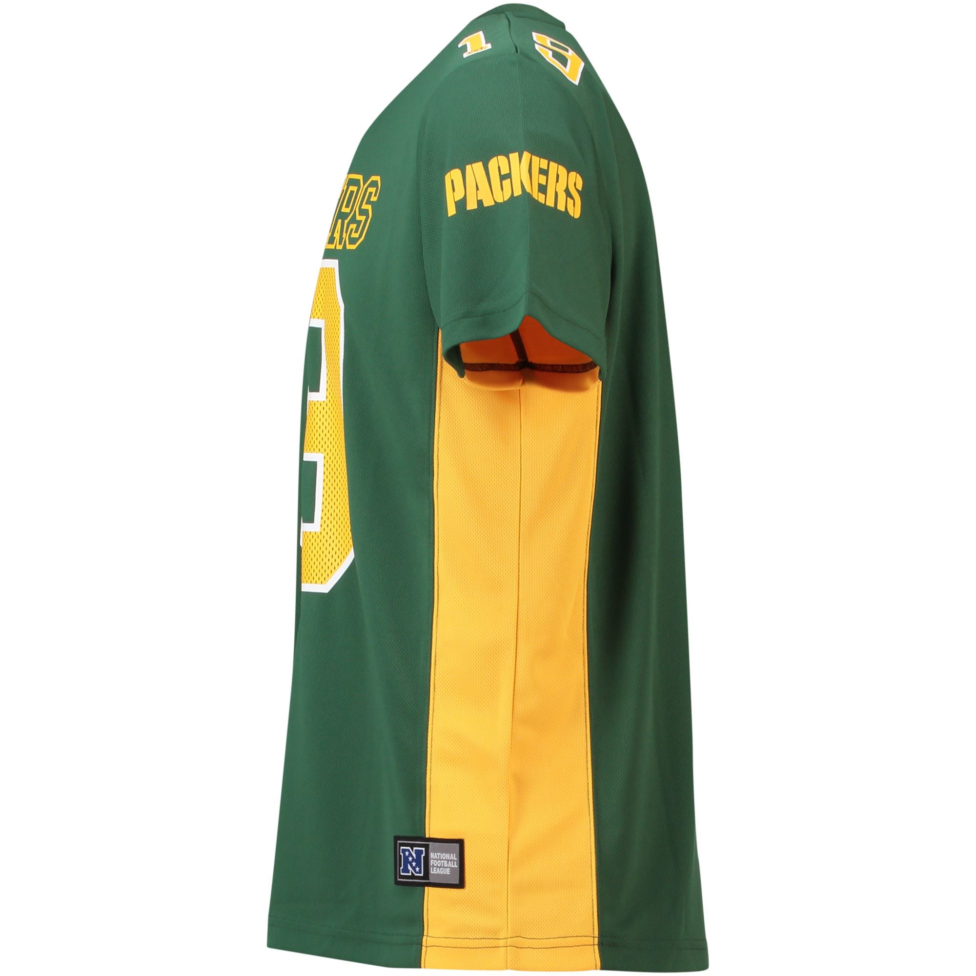 Green Bay Packers NFL Players Poly Mesh Green T-Shirt Fanatics