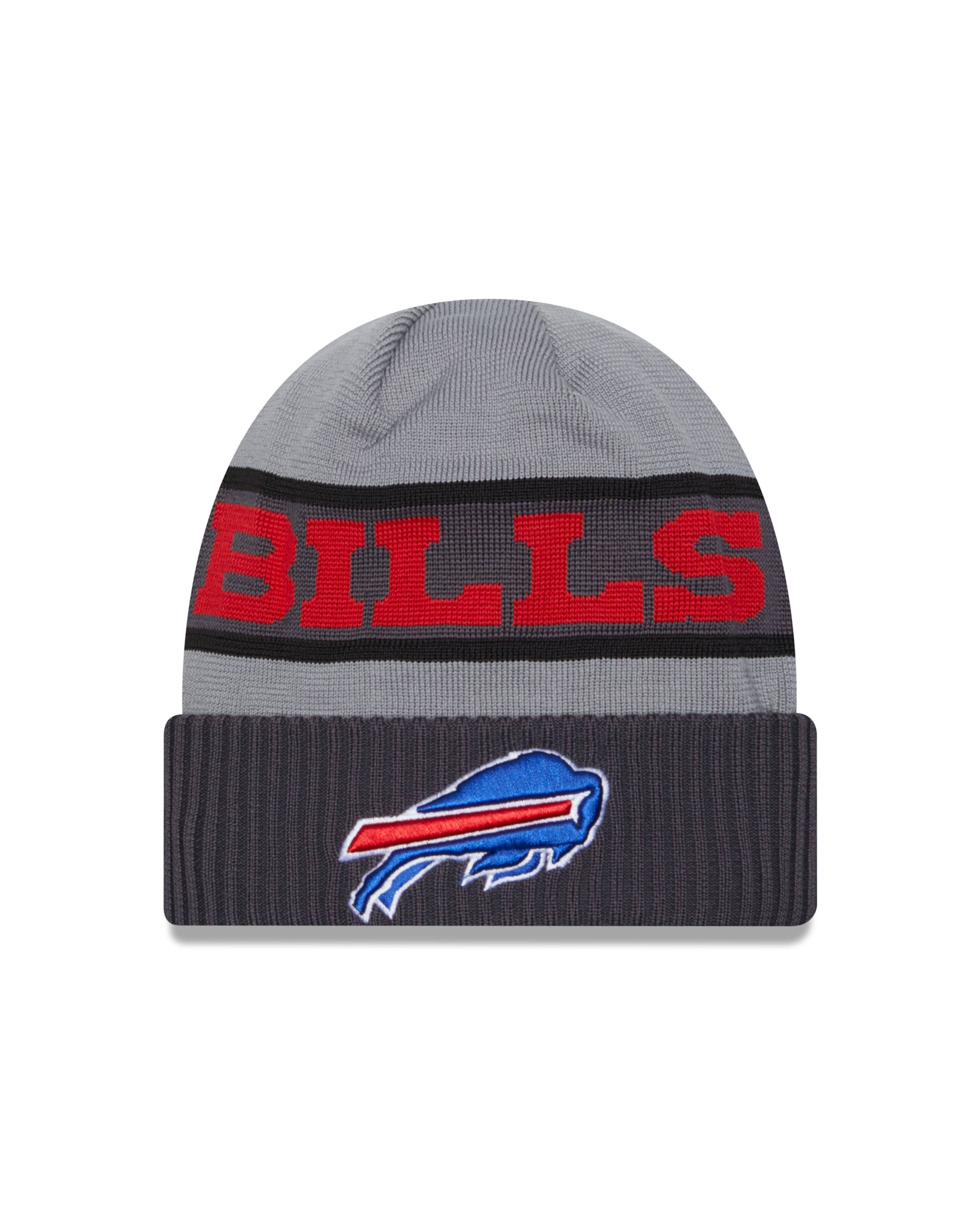 Buffalo Bills NFL 2023  Sideline Tech Knit CW Gray Beanie New Era