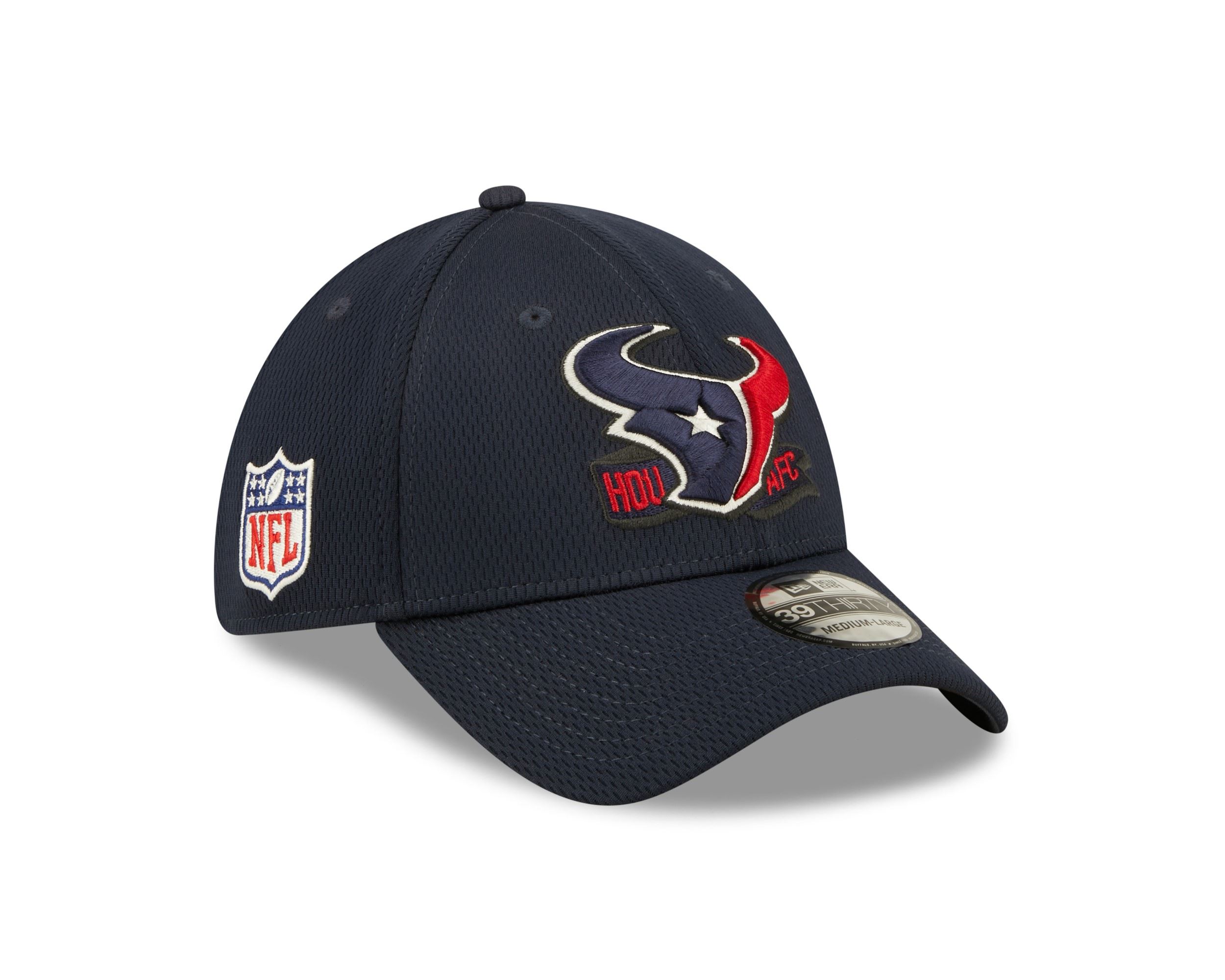 Houston Texans NFL 2022 Sideline Blue 39Thirty Stretch Cap New Era