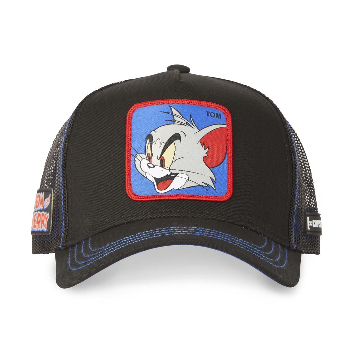 Tom Black Blue Tom and Jerry Trucker Cap Capslab
