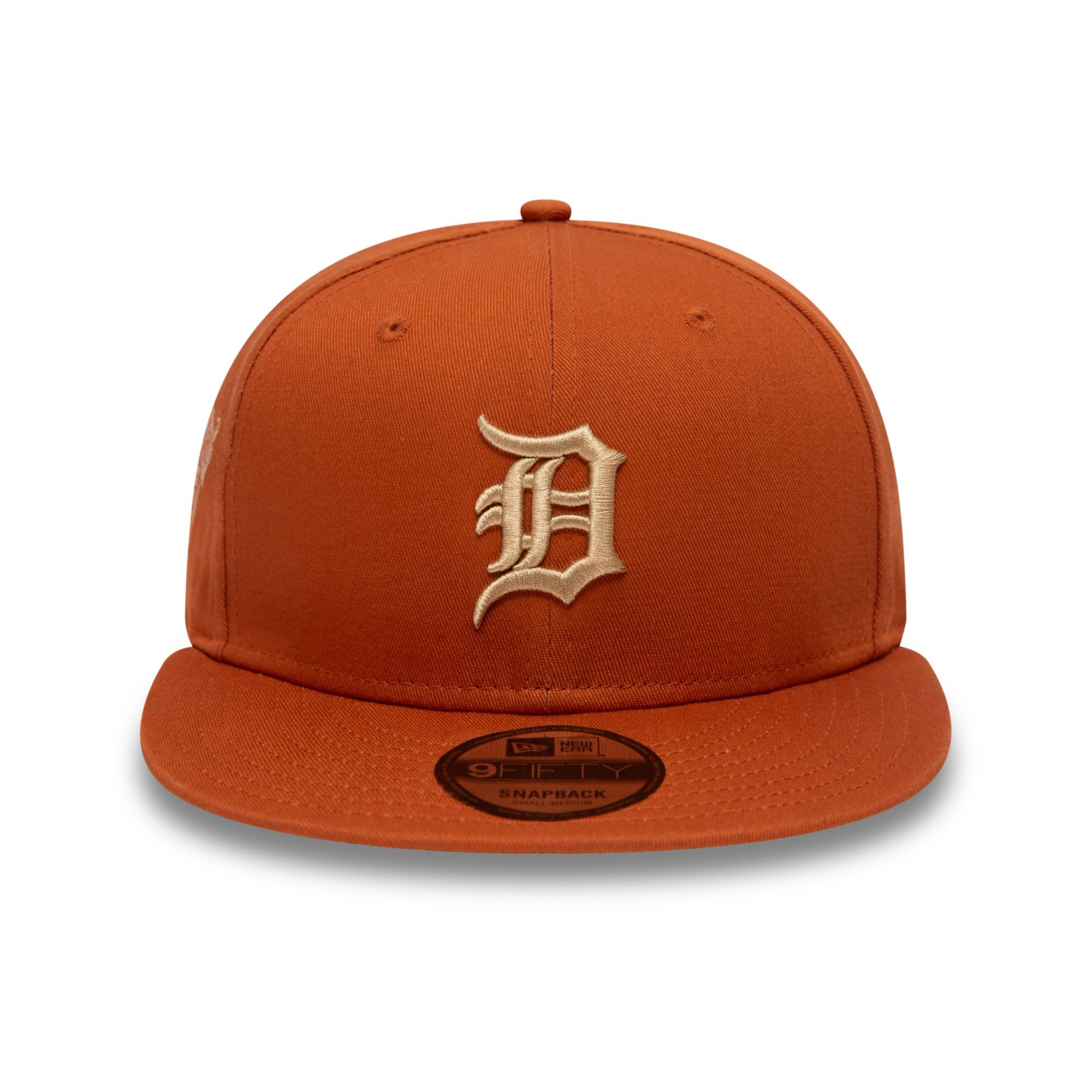 Detroit Tigers MLB Side Patch Brown 9Fifty Snaback Cap New Era