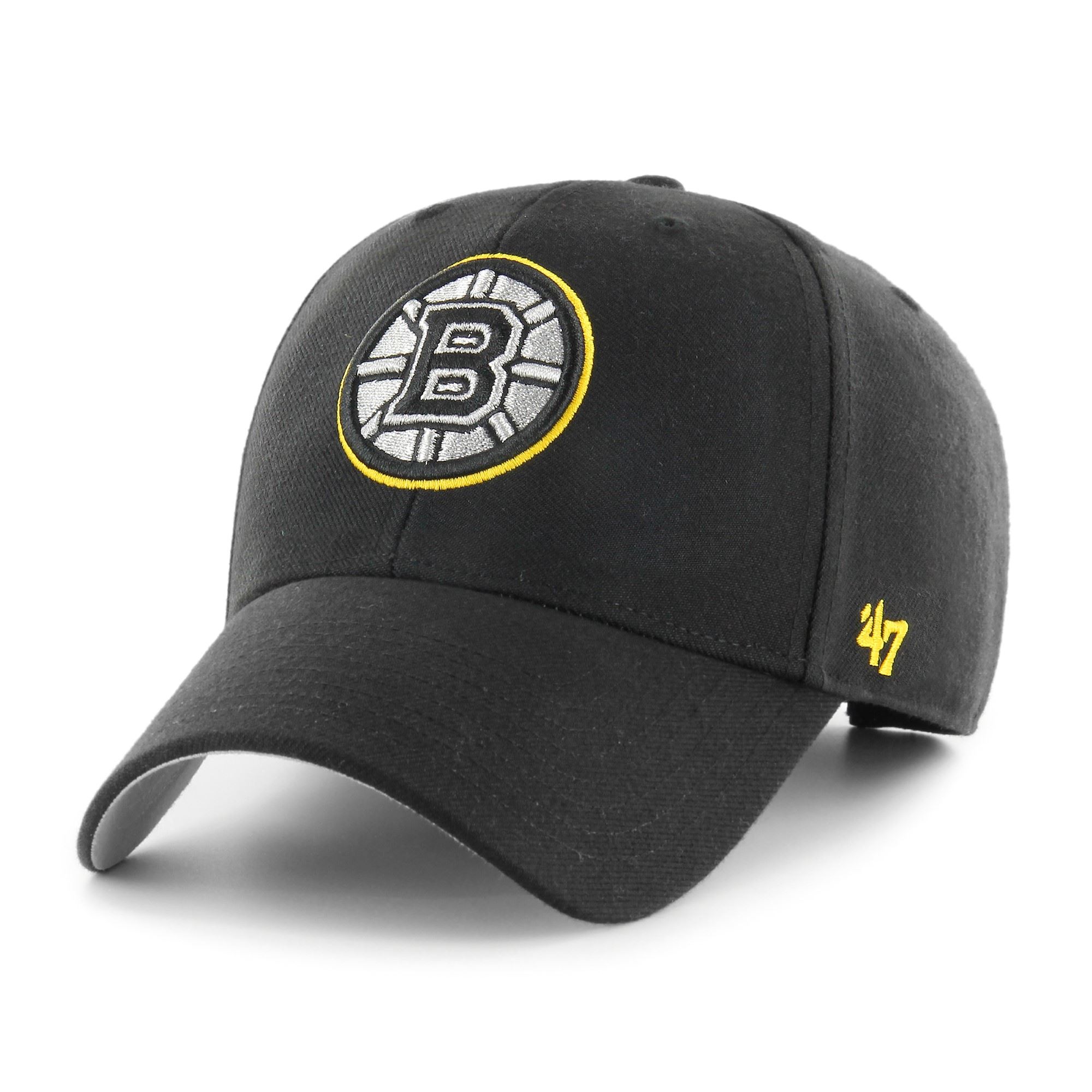 Boston Bruins Black NHL Metallic Most Value P. Snapback Cap '47