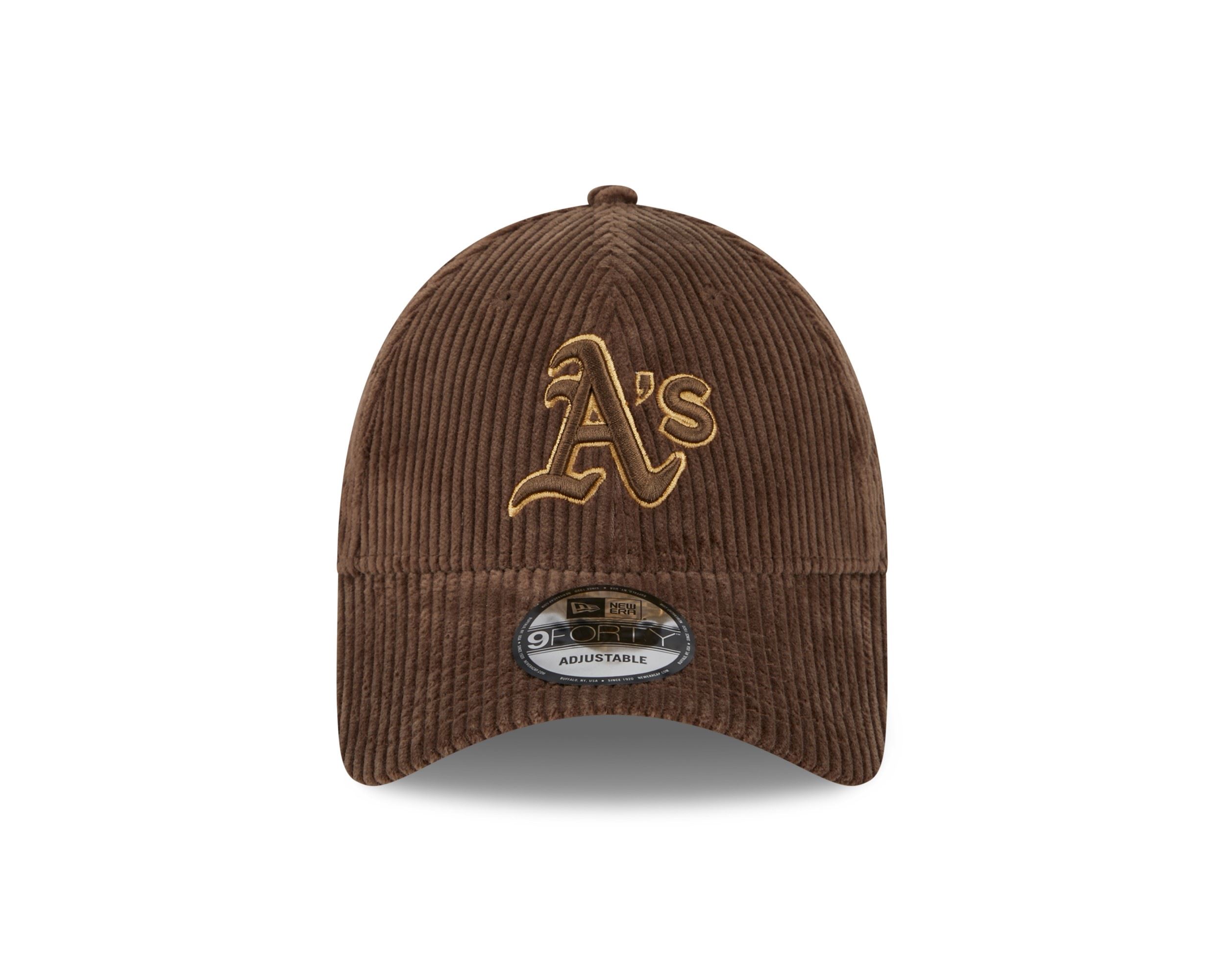 Oakland Athletics  MLB Wide Cord Brown 9Forty Adjustable Cap