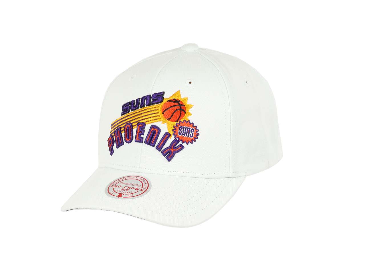 Phoenix Suns  NBA All In HWC Pro Crown Fit White Snapback Cap Mitchell & Ness